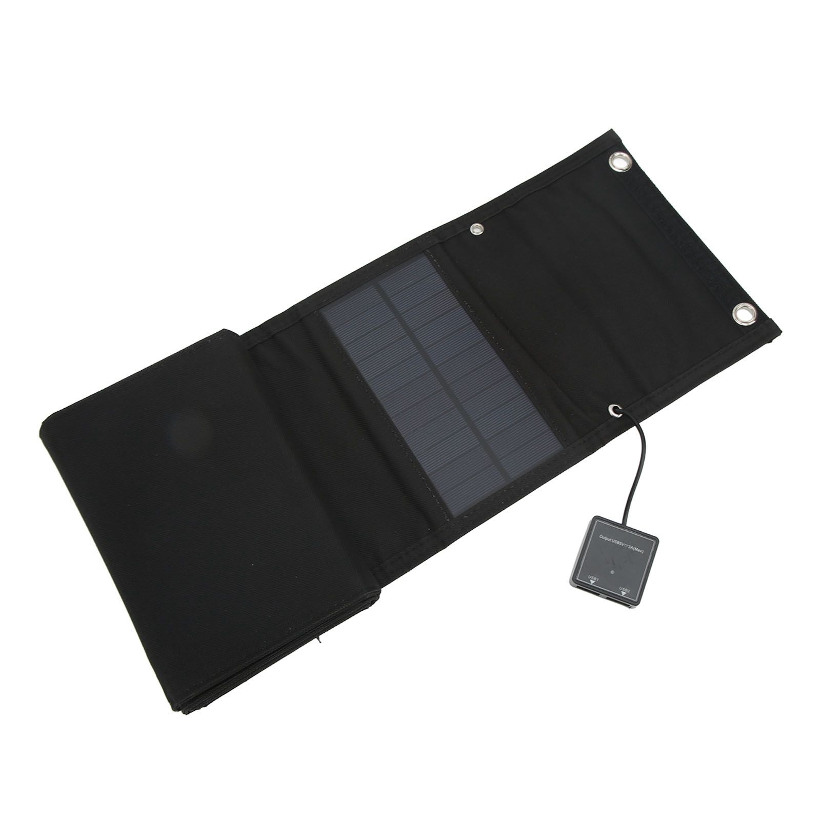 25W 5V Foldable Solar Charger Kit 8 Fold Solar Panels with 1 to 3 USB Charging view 3