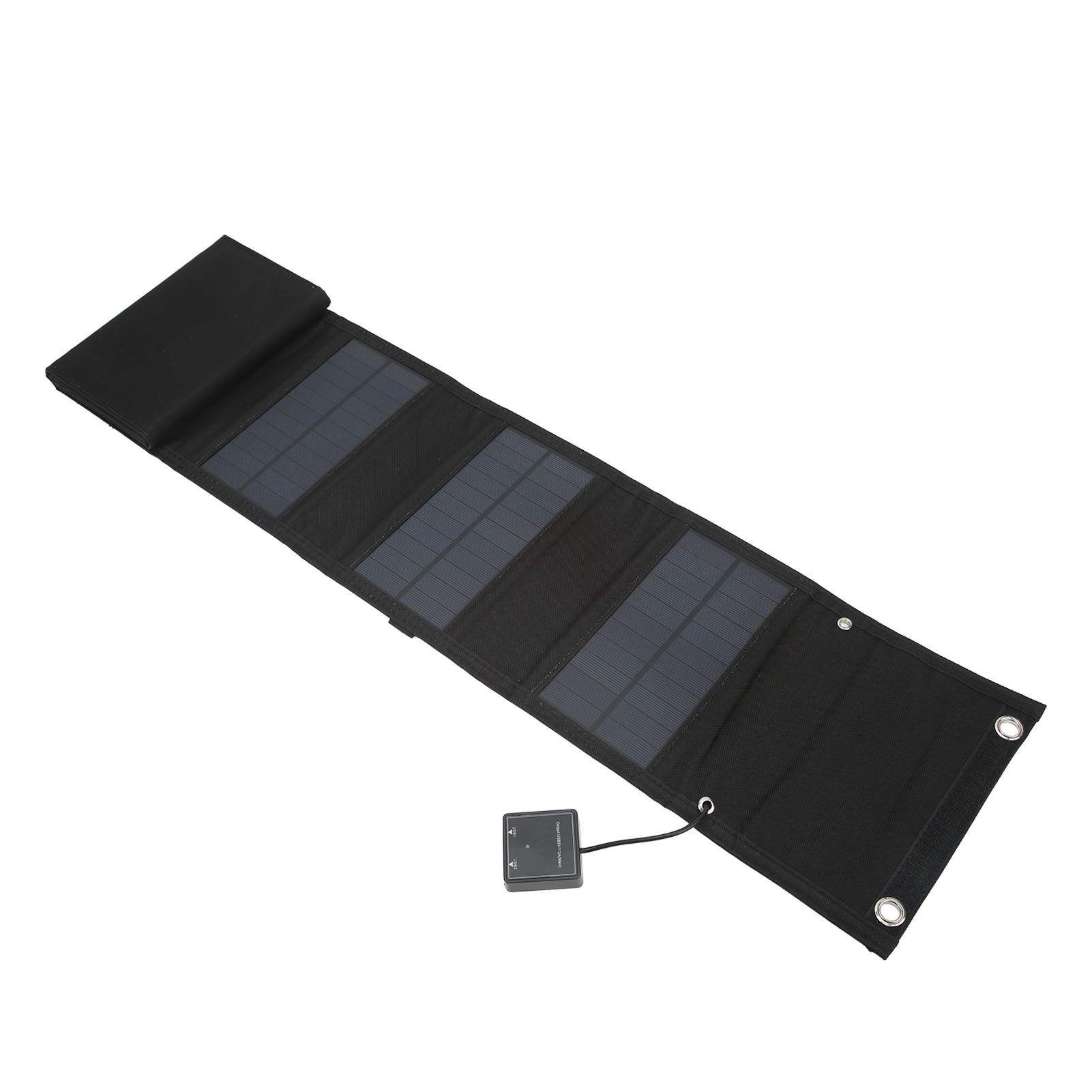 25W 5V Foldable Solar Charger Kit 8 Fold Solar Panels with 1 to 3 USB Charging view 5