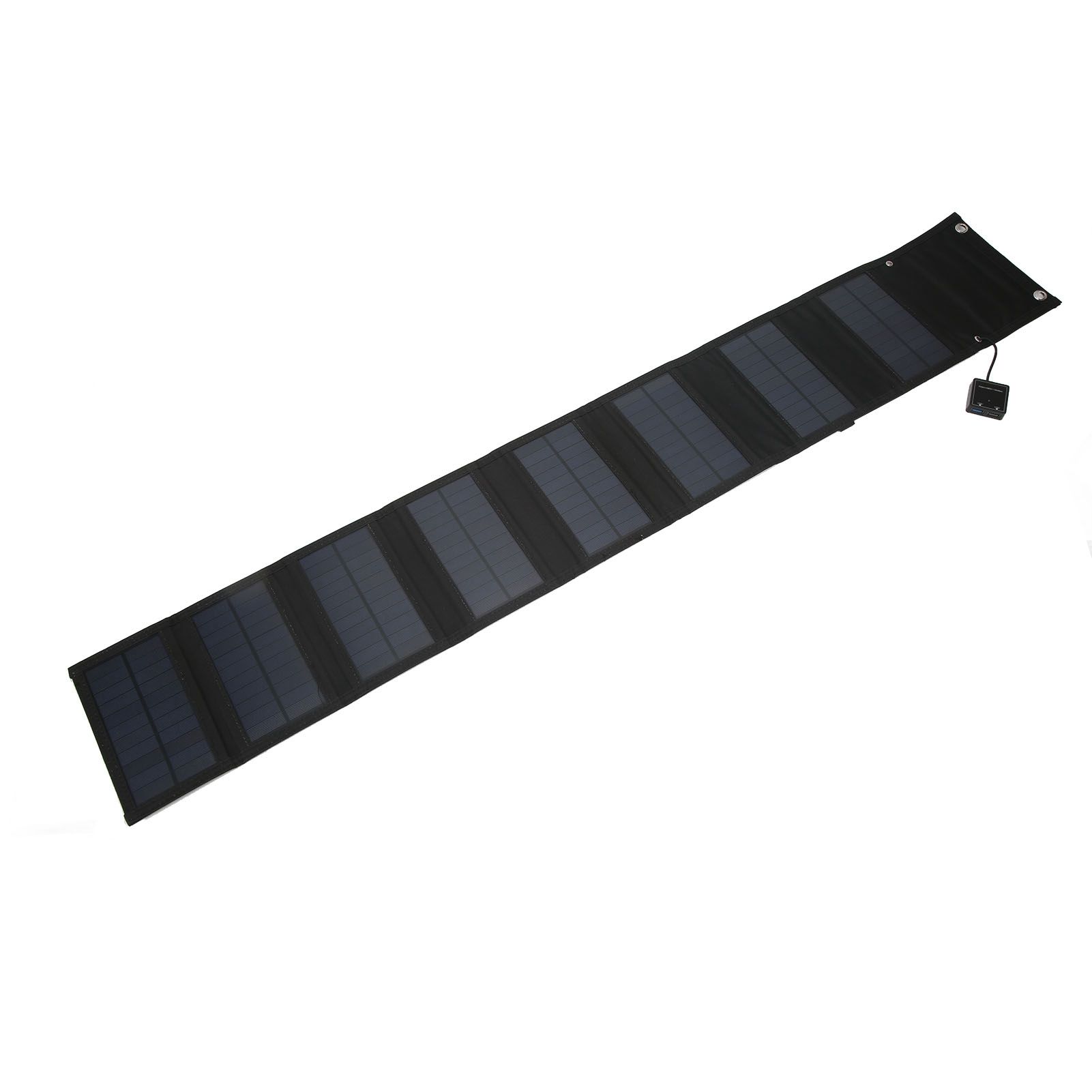 25W 5V Foldable Solar Charger Kit 8 Fold Solar Panels with 1 to 3 USB Charging view 8