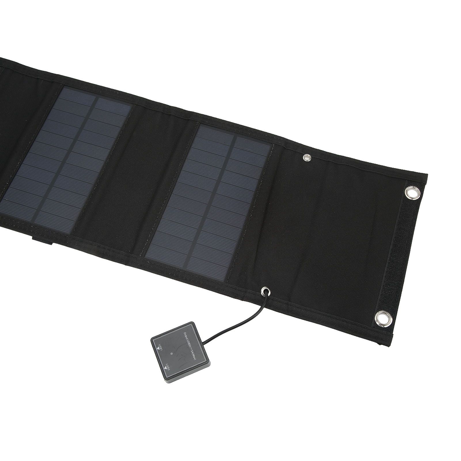 25W 5V Foldable Solar Charger Kit 8 Fold Solar Panels with 1 to 3 USB Charging view 13