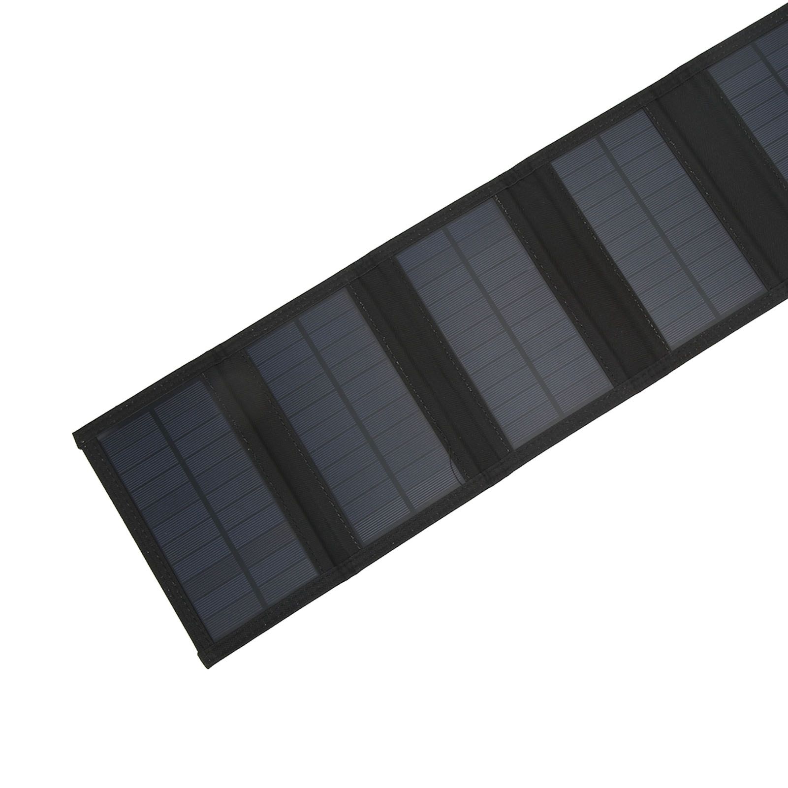 25W 5V Foldable Solar Charger Kit 8 Fold Solar Panels with 1 to 3 USB Charging view 15