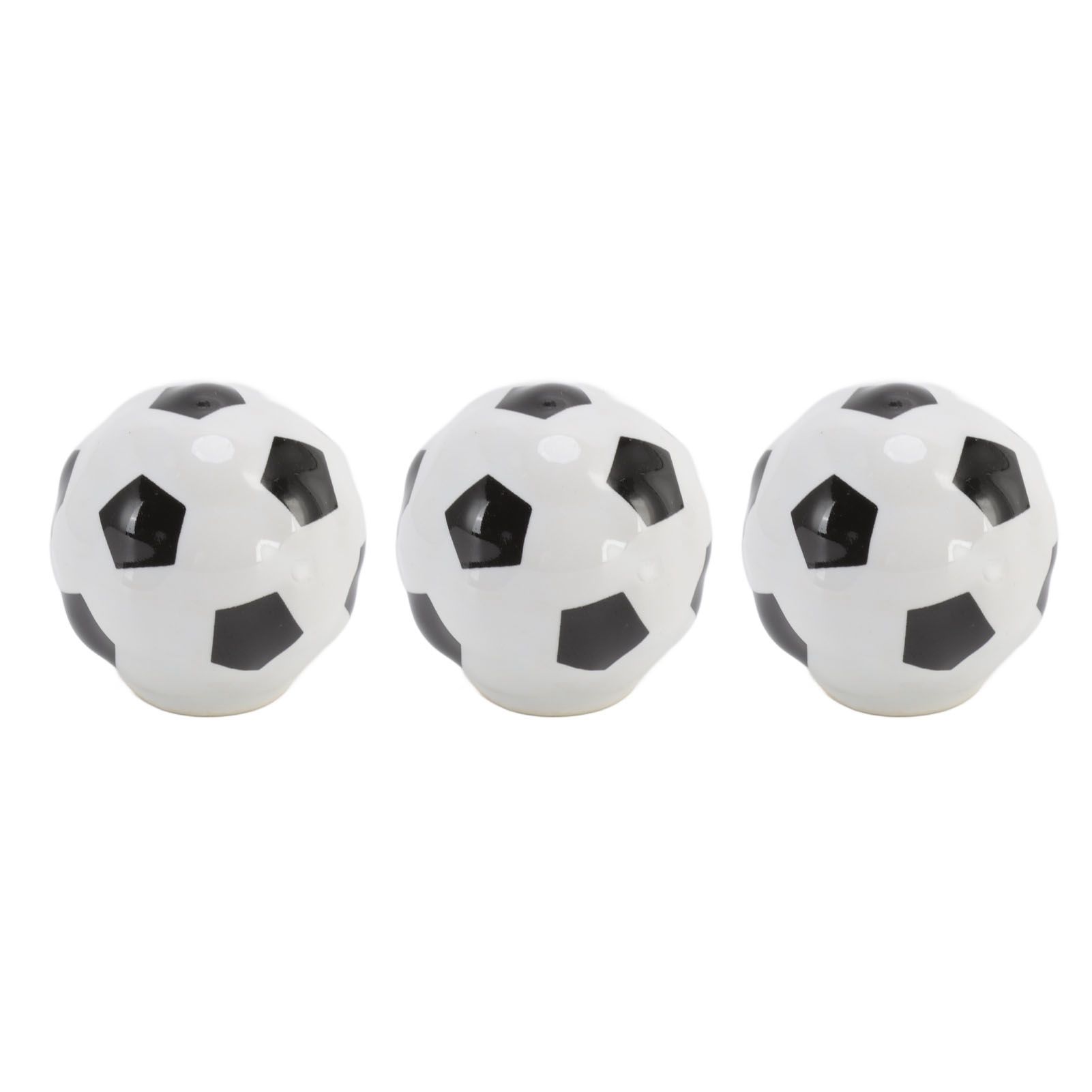 3 Set Football Cabinet Knobs Ball Sports Theme Single Hole Drawer Ceramic view 2