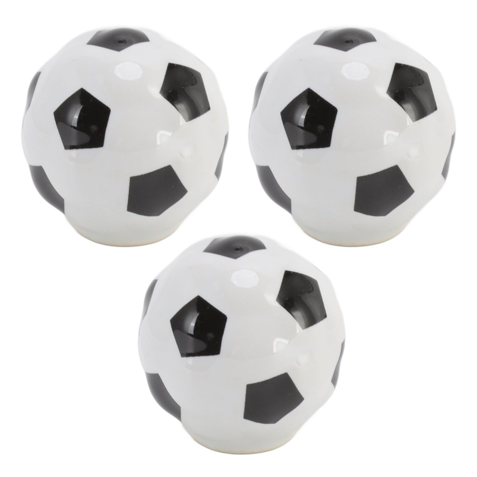 3 Set Football Cabinet Knobs Ball Sports Theme Single Hole Drawer Ceramic view 3