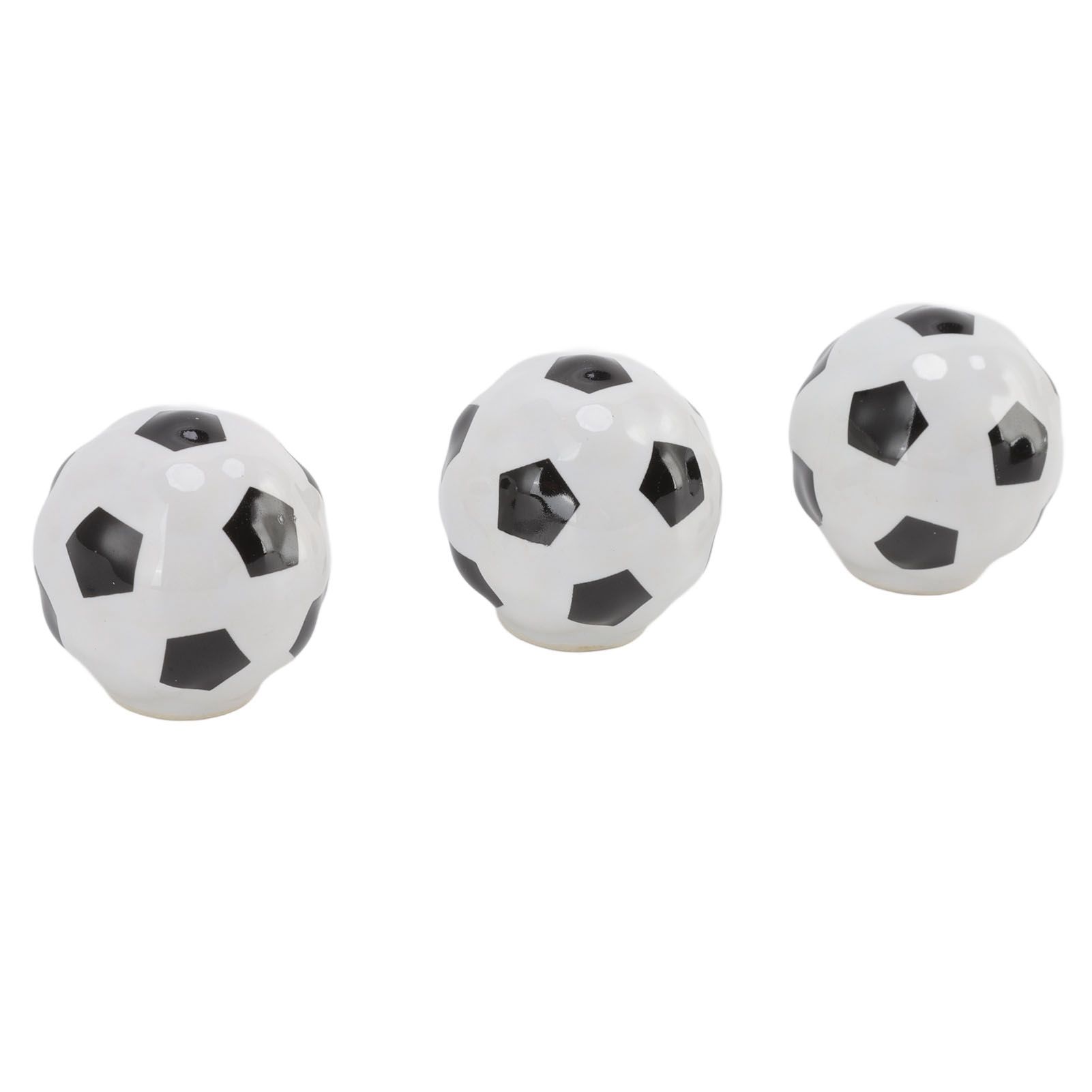 3 Set Football Cabinet Knobs Ball Sports Theme Single Hole Drawer Ceramic view 6