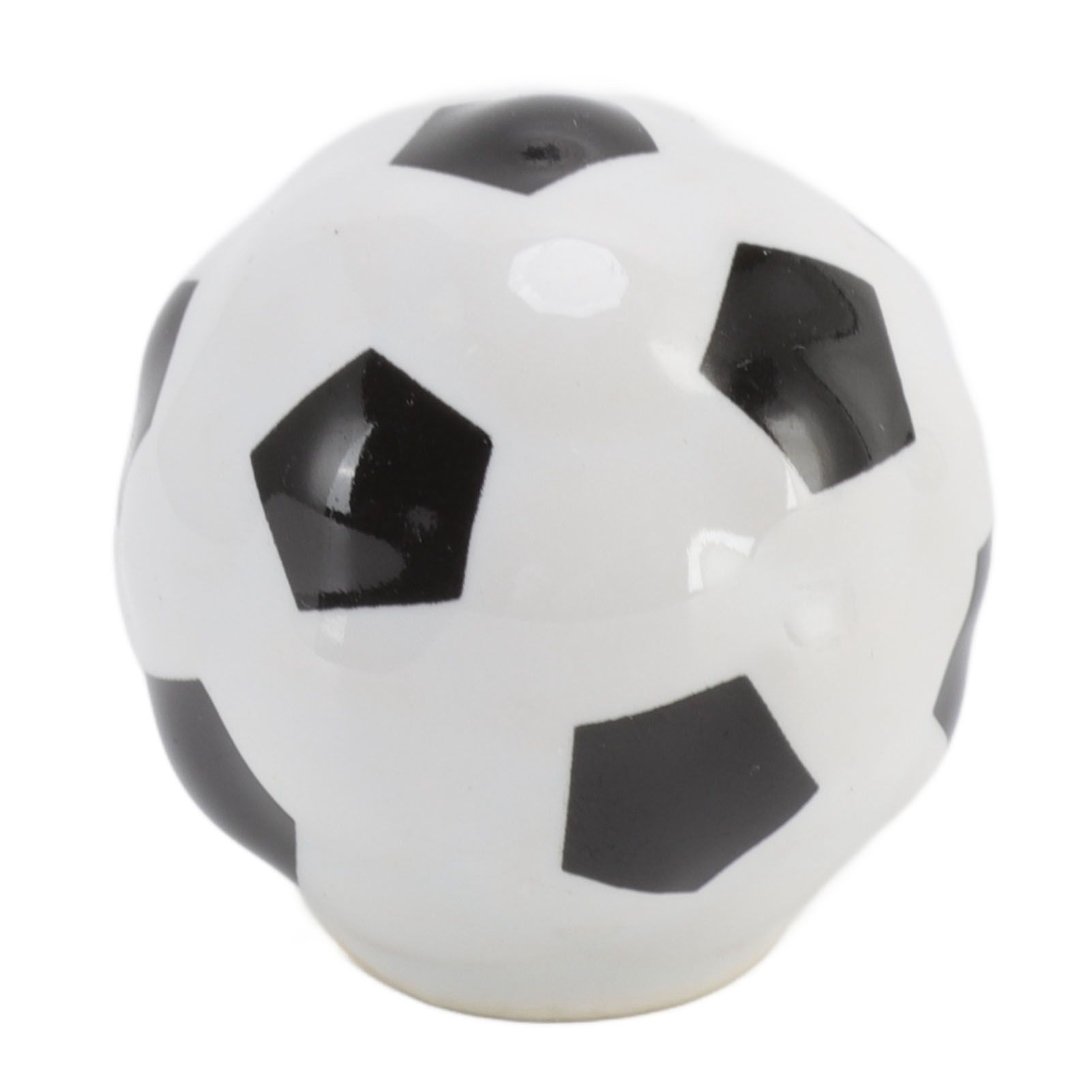 3 Set Football Cabinet Knobs Ball Sports Theme Single Hole Drawer Ceramic view 13