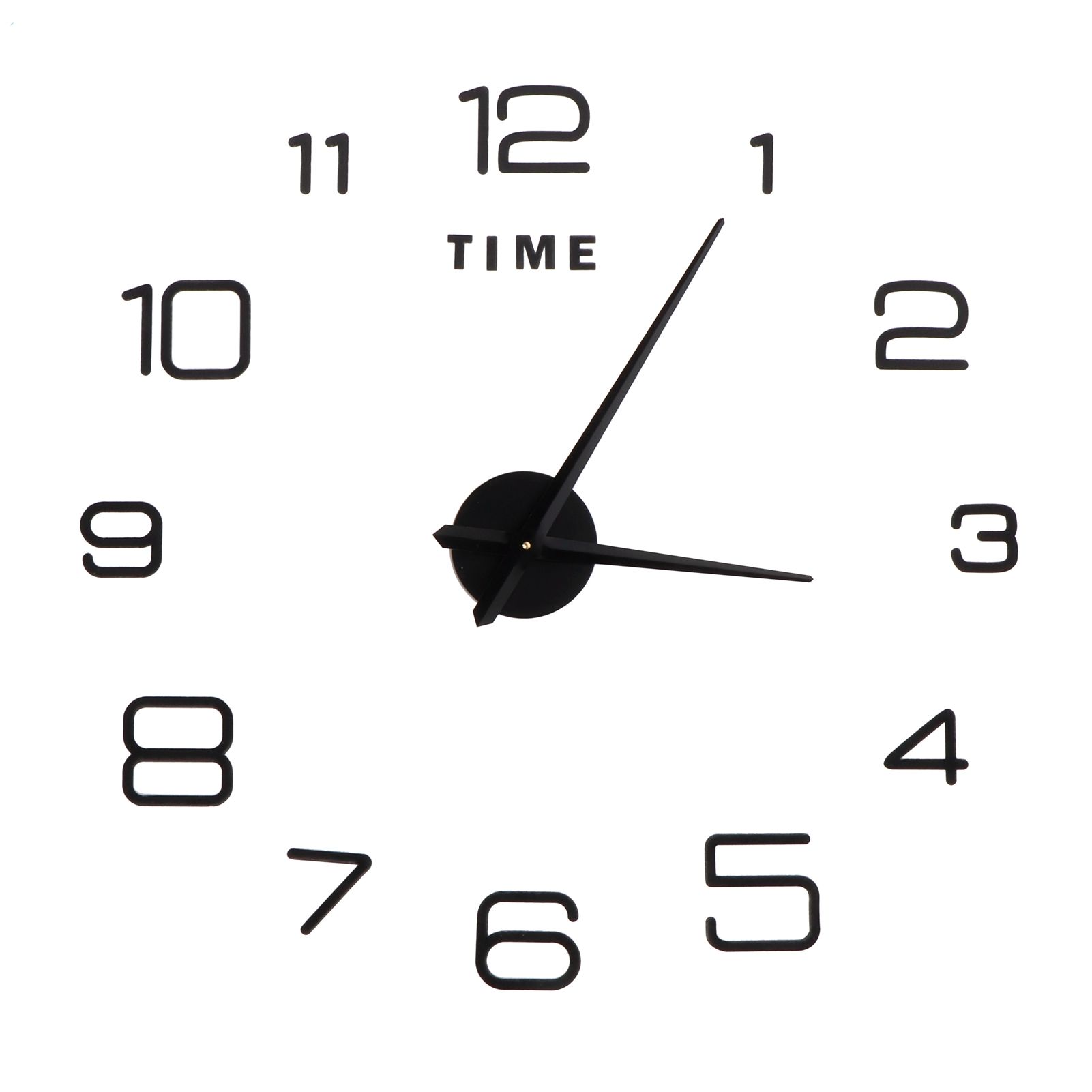 DIY Wall Clock Acrylic Frameless Mirror Surface Wall Sticker Clock Decor for view 2