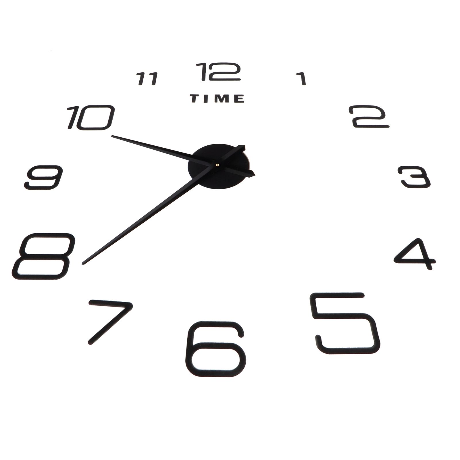 DIY Wall Clock Acrylic Frameless Mirror Surface Wall Sticker Clock Decor for view 3