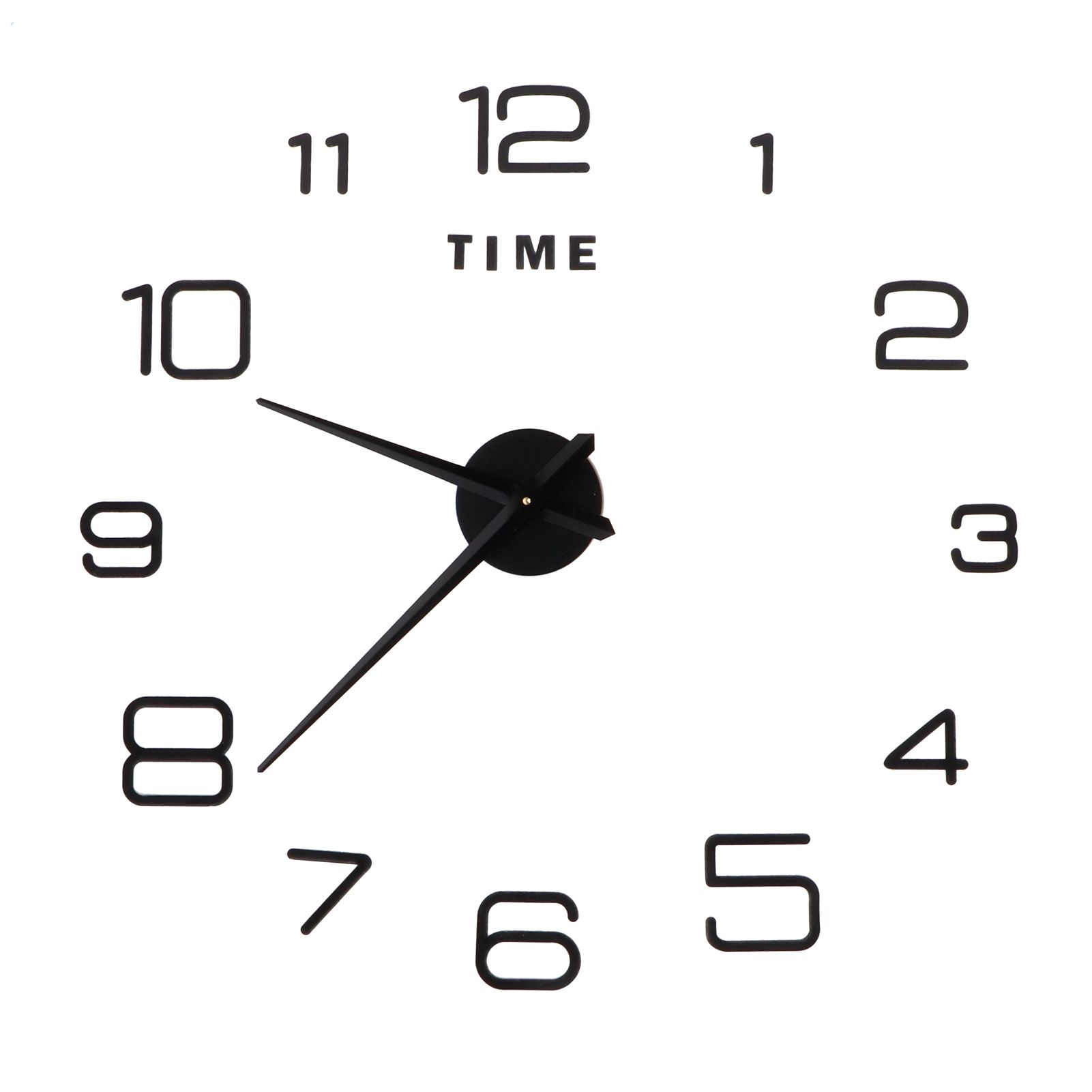 DIY Wall Clock Acrylic Frameless Mirror Surface Wall Sticker Clock Decor for view 4