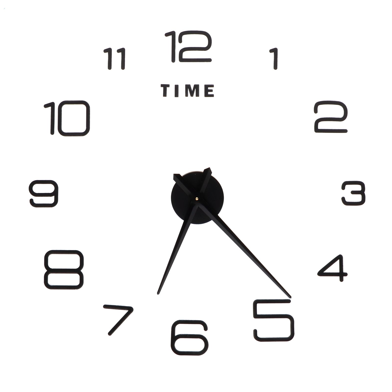 DIY Wall Clock Acrylic Frameless Mirror Surface Wall Sticker Clock Decor for view 6