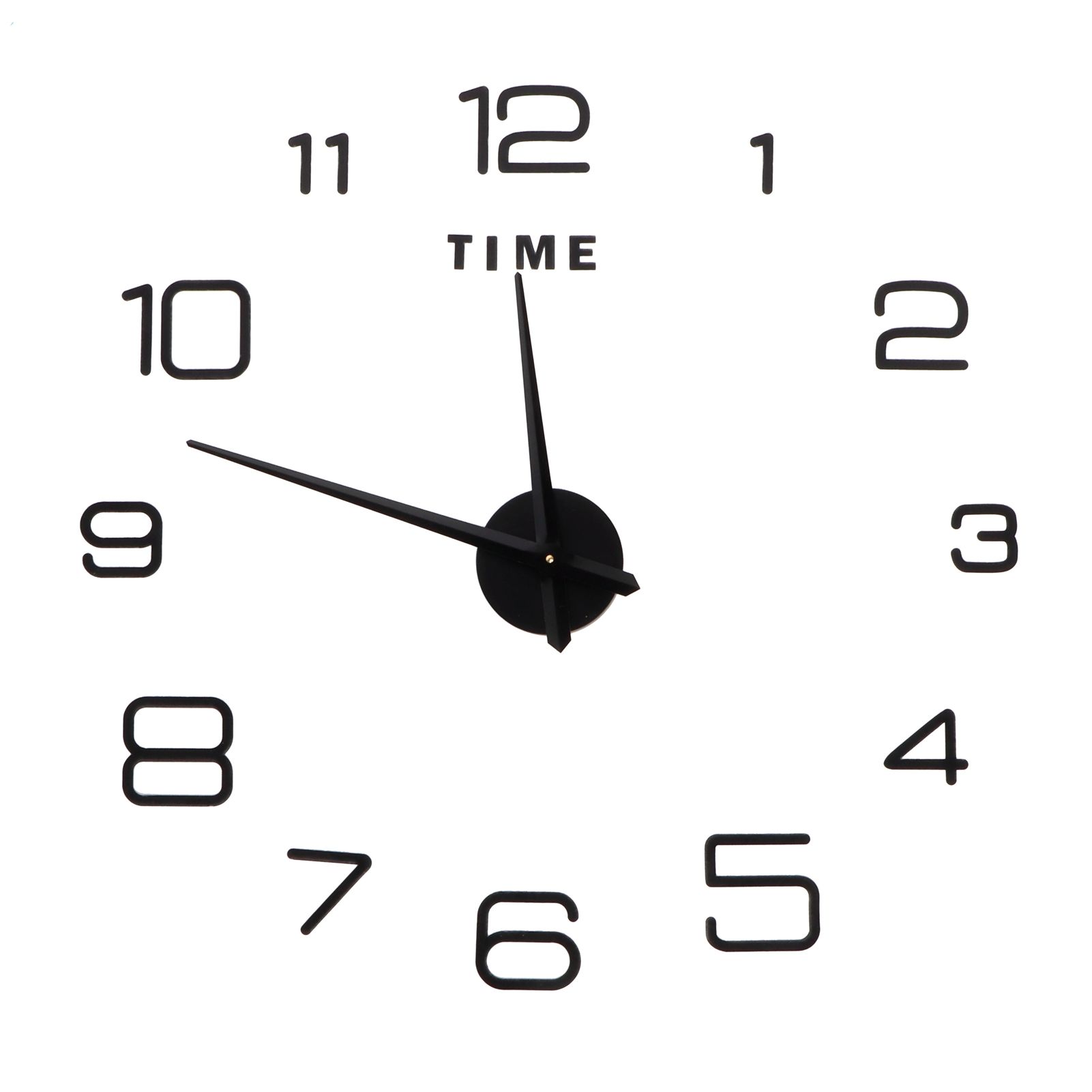 DIY Wall Clock Acrylic Frameless Mirror Surface Wall Sticker Clock Decor for view 7