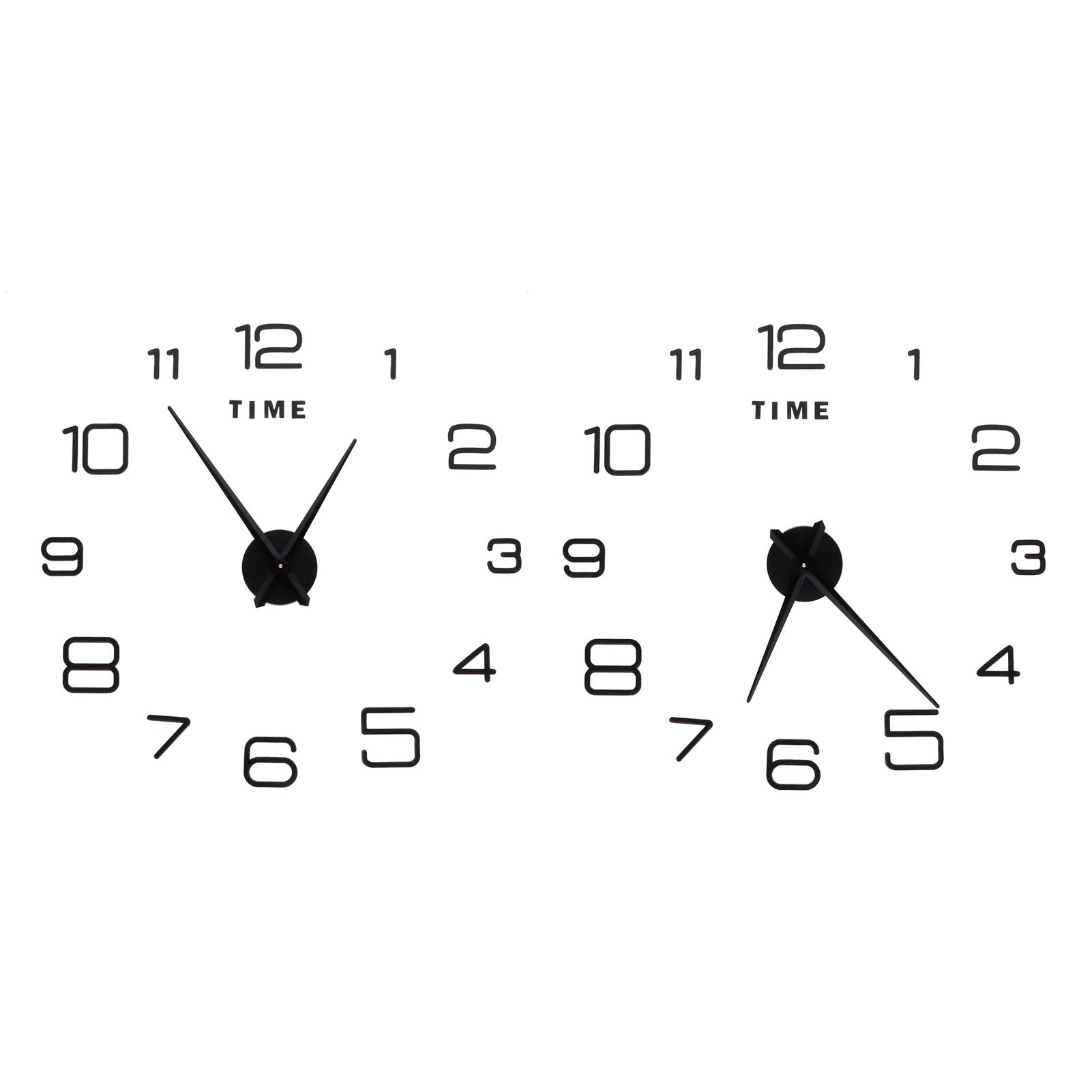 DIY Wall Clock Acrylic Frameless Mirror Surface Wall Sticker Clock Decor for view 8
