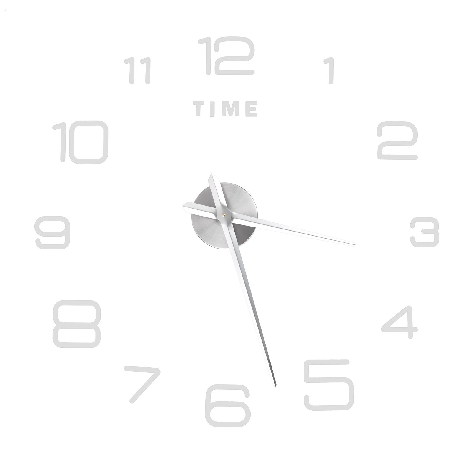 DIY Wall Clock Acrylic Frameless Mirror Surface Wall Sticker Clock Decor for view 2