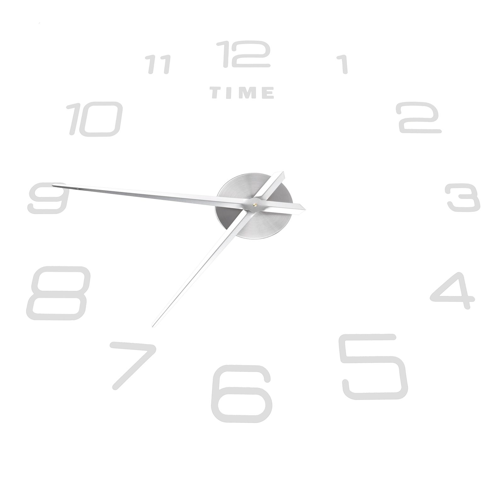 DIY Wall Clock Acrylic Frameless Mirror Surface Wall Sticker Clock Decor for view 3