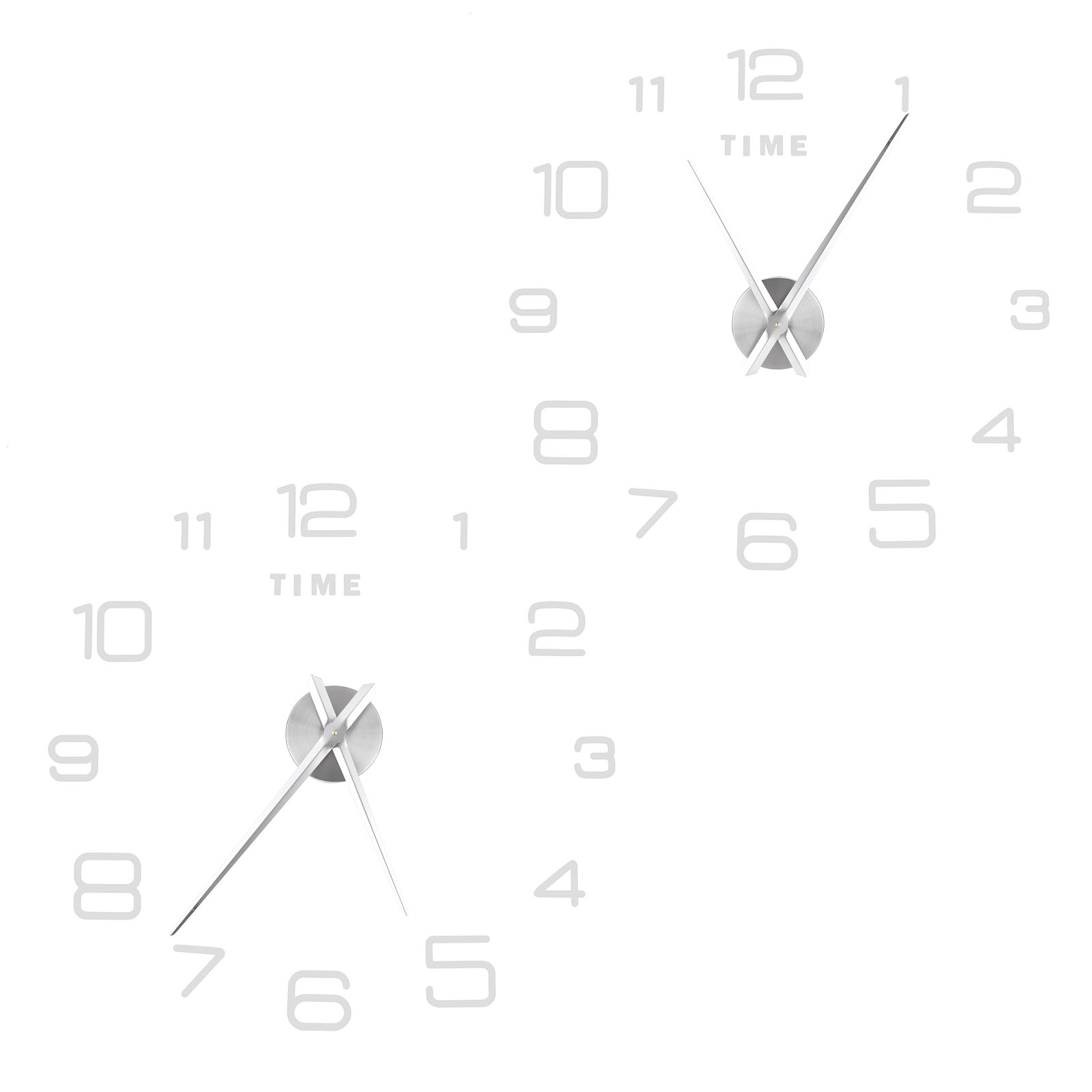 DIY Wall Clock Acrylic Frameless Mirror Surface Wall Sticker Clock Decor for view 8