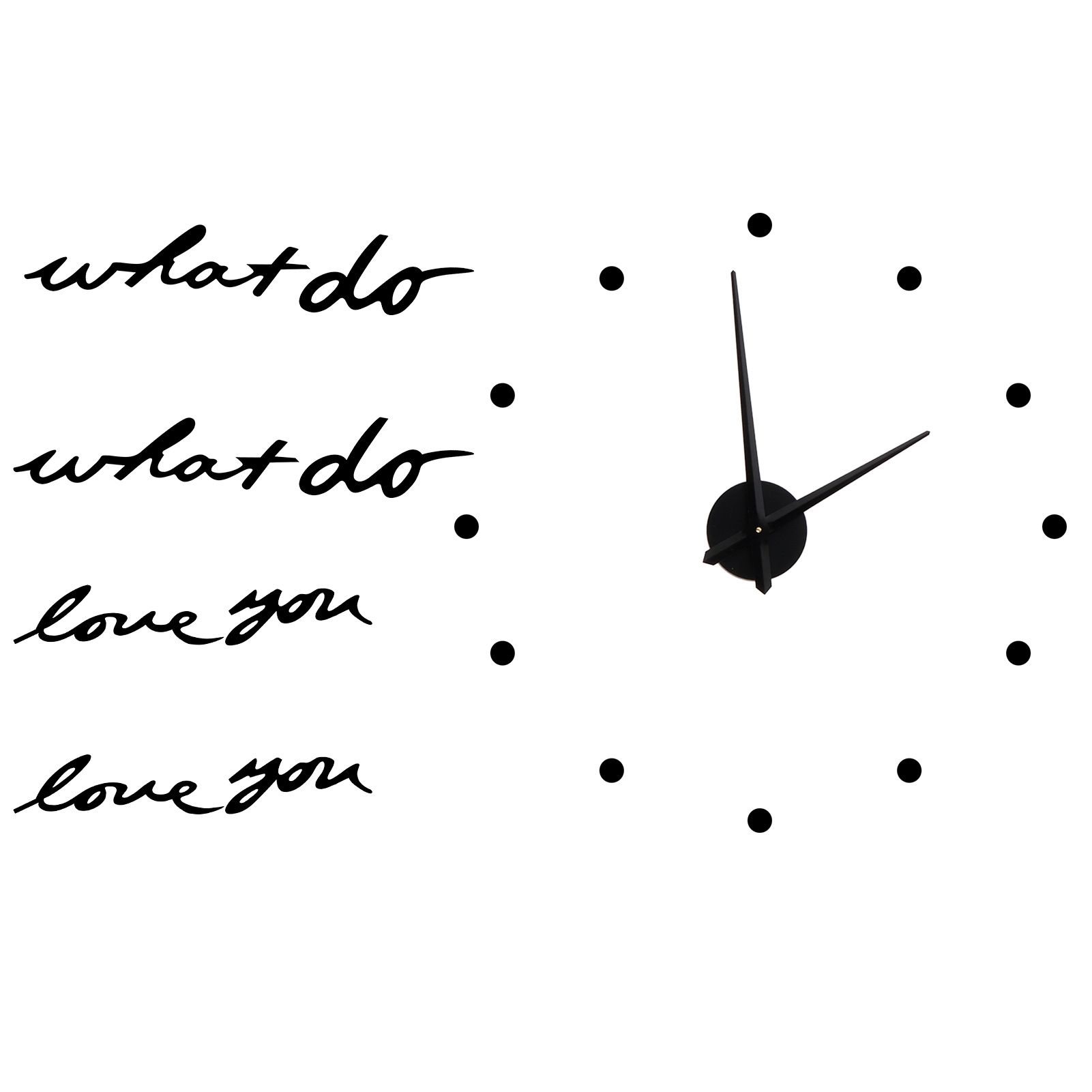 Innovative DIY Wall Clock Stylish Mirror Surface Sticker Clock Modern Home view 2