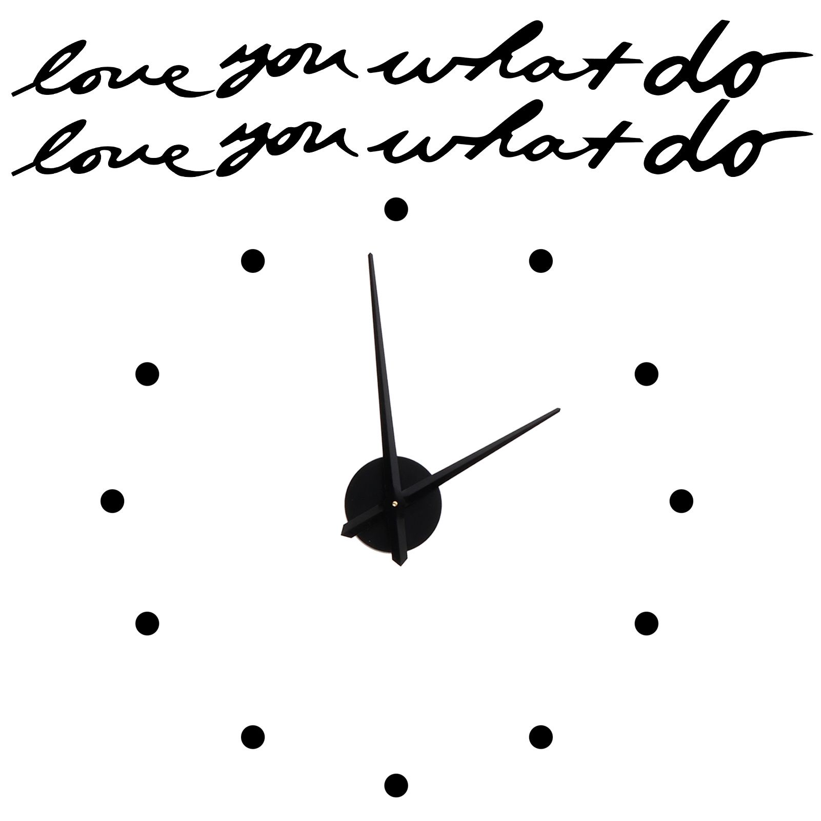 Innovative DIY Wall Clock Stylish Mirror Surface Sticker Clock Modern Home view 3