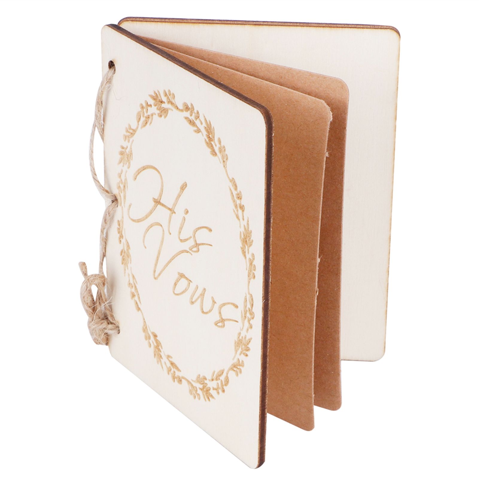 2 Sets Wedding Vow Books Exquisite Gift Card Declaration Booklets Props view 13