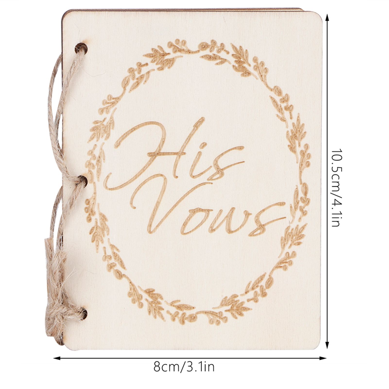 2 Sets Wedding Vow Books Exquisite Gift Card Declaration Booklets Props view 14