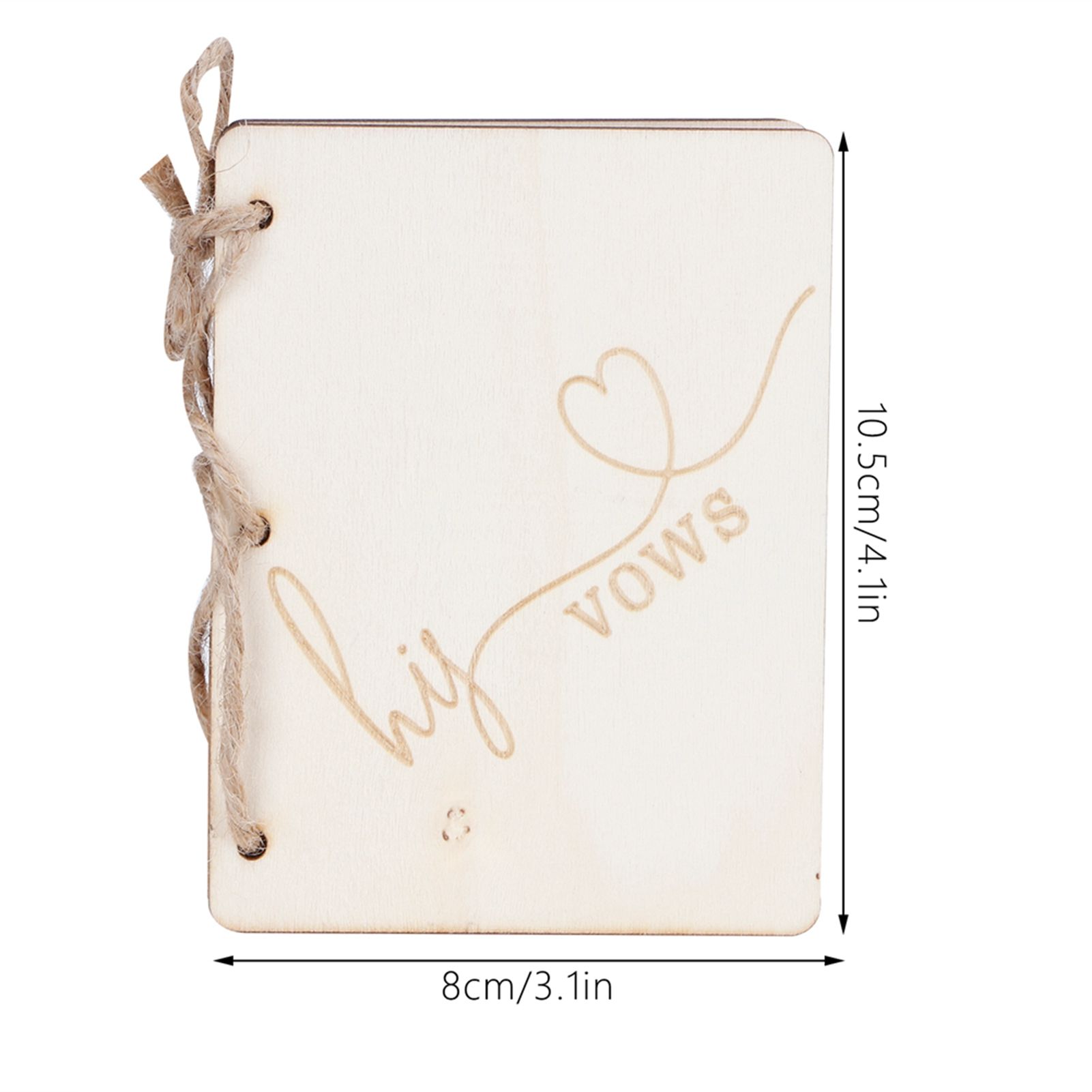2 Sets Wedding Vow Books Exquisite Gift Card Declaration Booklets Props view 14