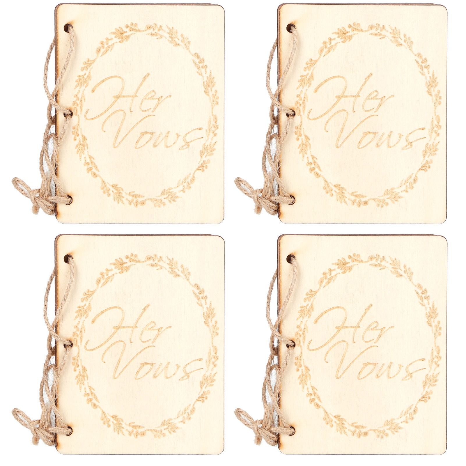 2 Set Wedding Booklet Anniversary Books Notebook Photography Props Decoration