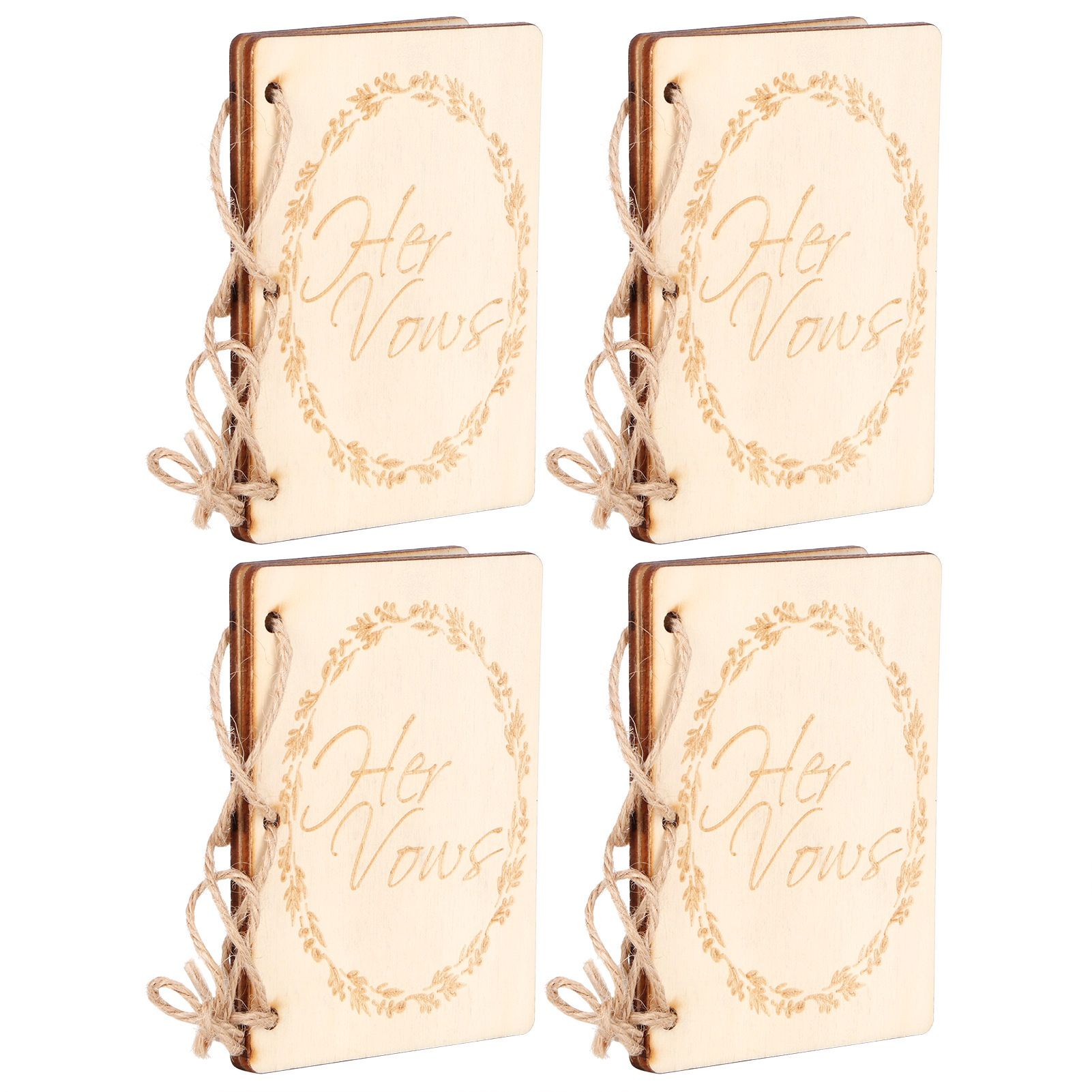 2 Set Wedding Booklet Anniversary Books Notebook Photography Props Decoration view 3