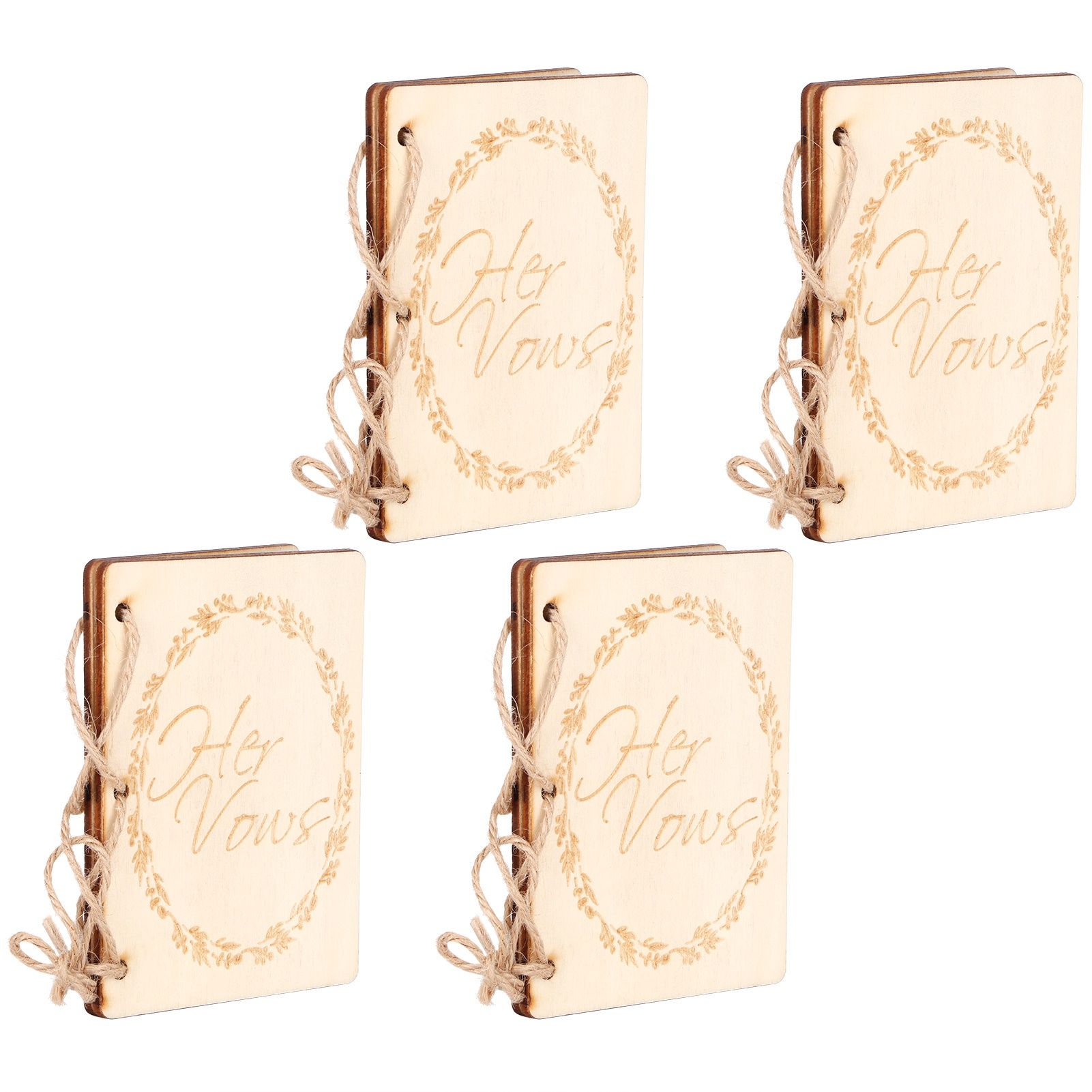 2 Set Wedding Booklet Anniversary Books Notebook Photography Props Decoration view 4