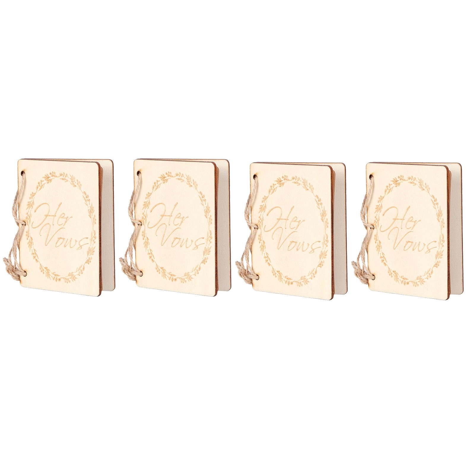 2 Set Wedding Booklet Anniversary Books Notebook Photography Props Decoration view 5
