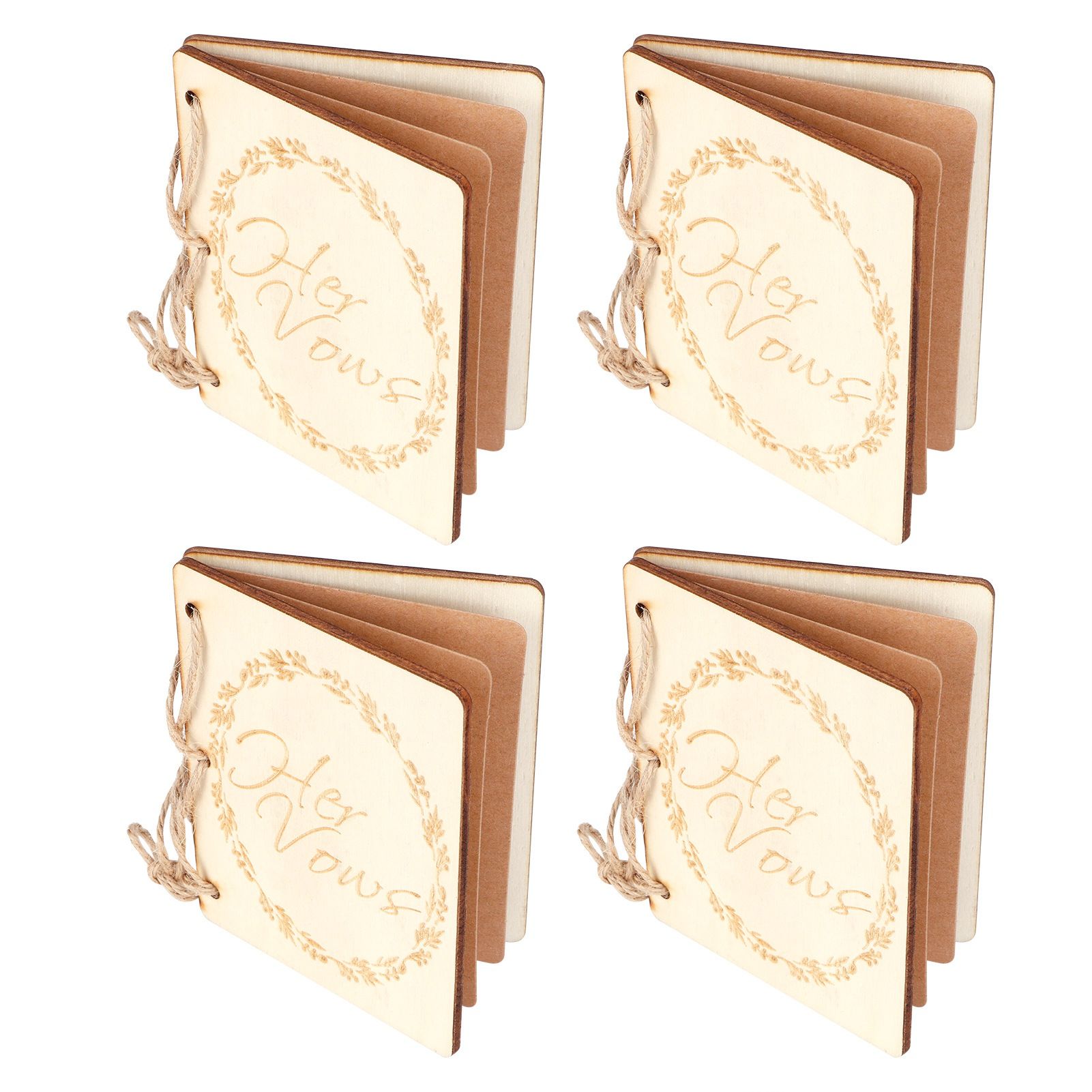 2 Set Wedding Booklet Anniversary Books Notebook Photography Props Decoration view 8