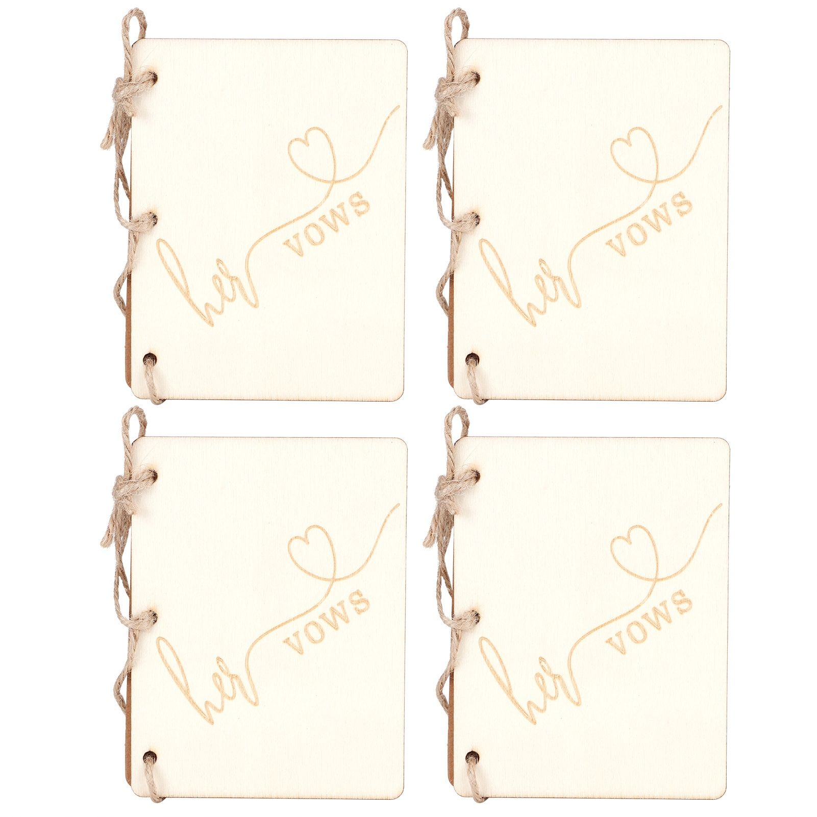2 Set Wedding Booklet Anniversary Books Notebook Photography Props Decoration