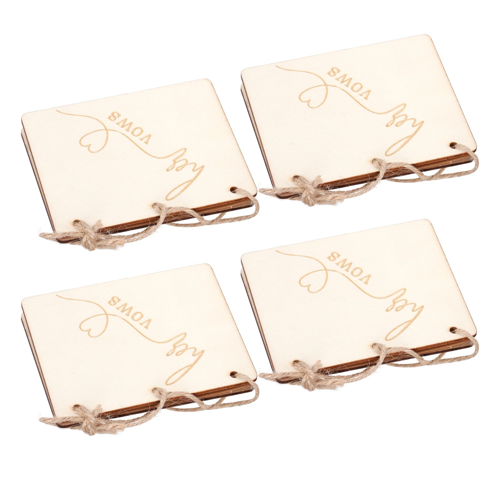 2 Set Wedding Booklet Anniversary Books Notebook Photography Props Decoration view 2