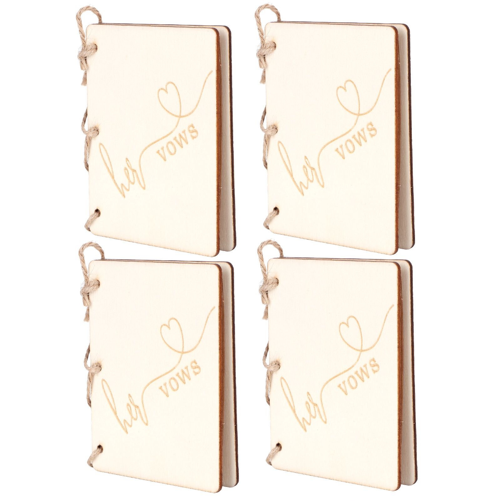2 Set Wedding Booklet Anniversary Books Notebook Photography Props Decoration view 5