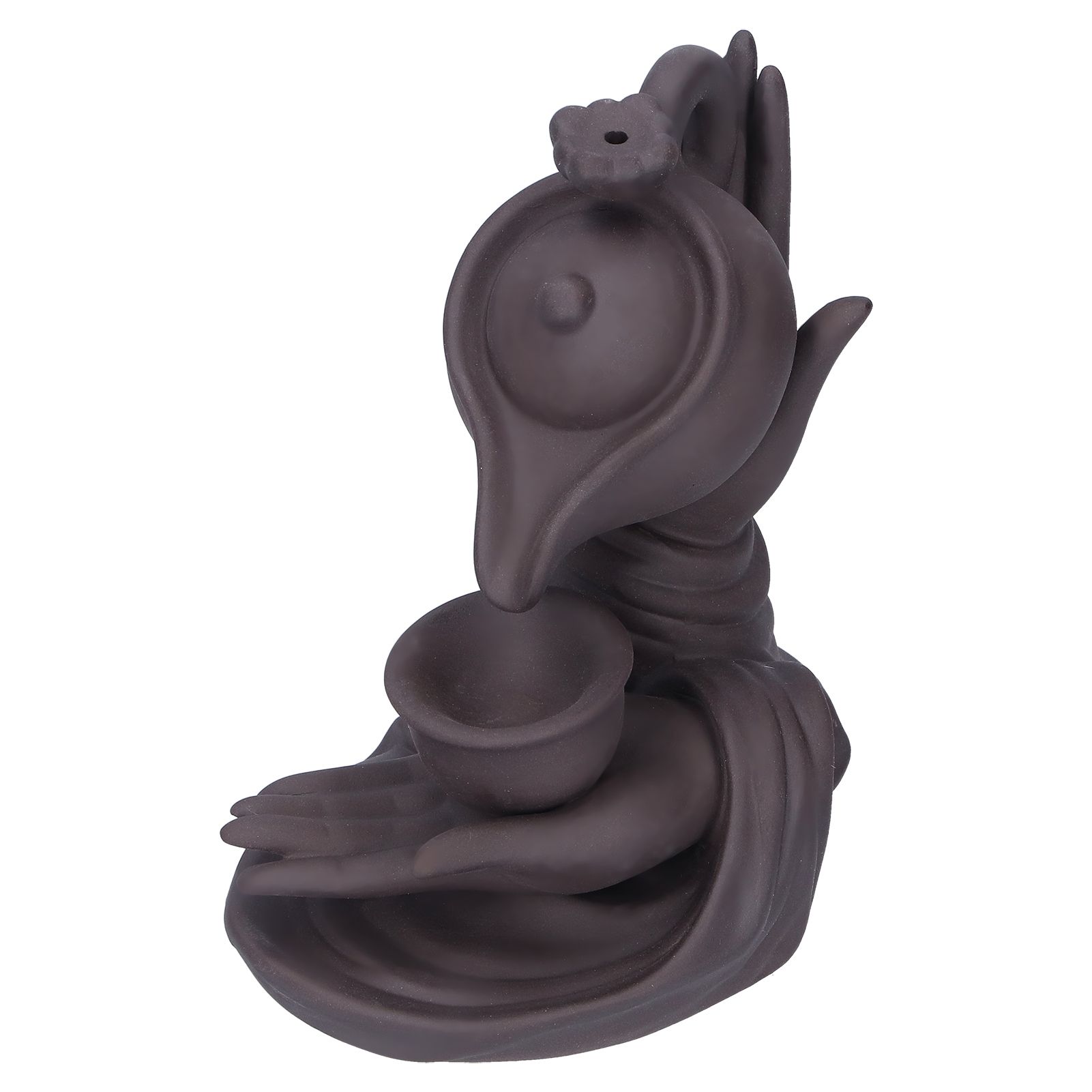 Buddha Hand Backflow Incense Burner Ornament Incense Holder Feng Shui Decorations view 3