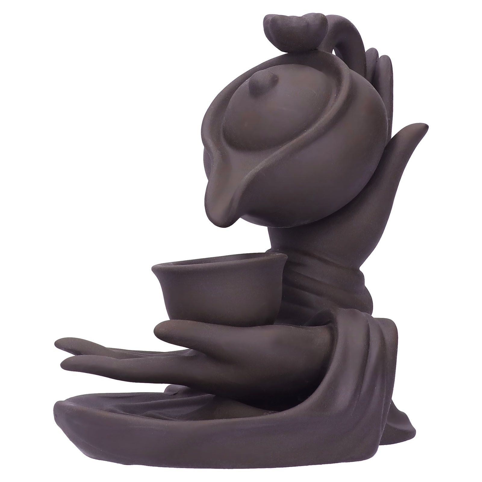 Buddha Hand Backflow Incense Burner Ornament Incense Holder Feng Shui Decorations view 6