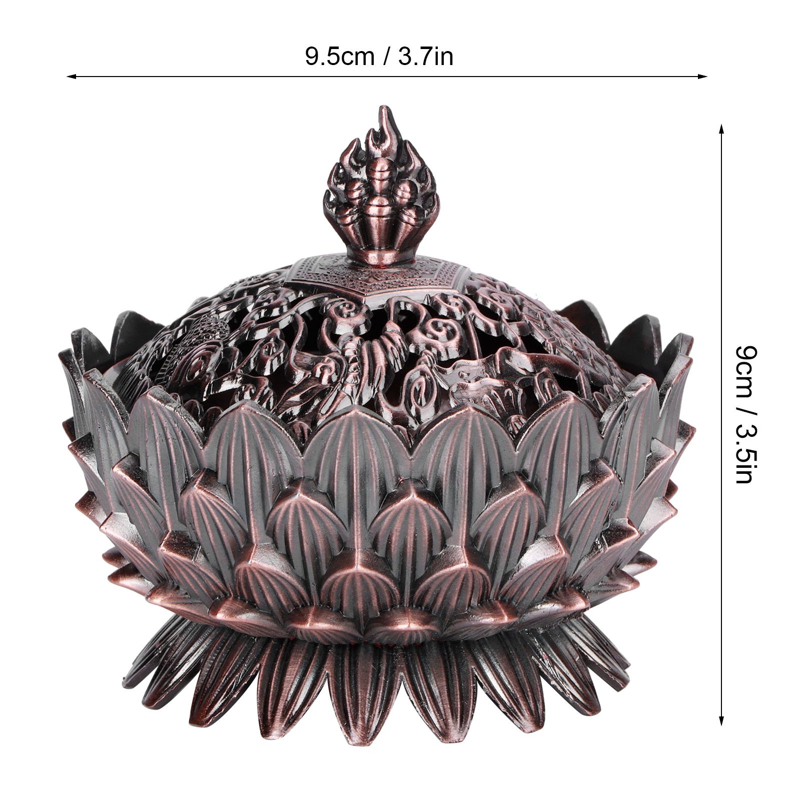 Vintage Incense Holders Buddha Incense Burner for Home Office Feng Shui view 15