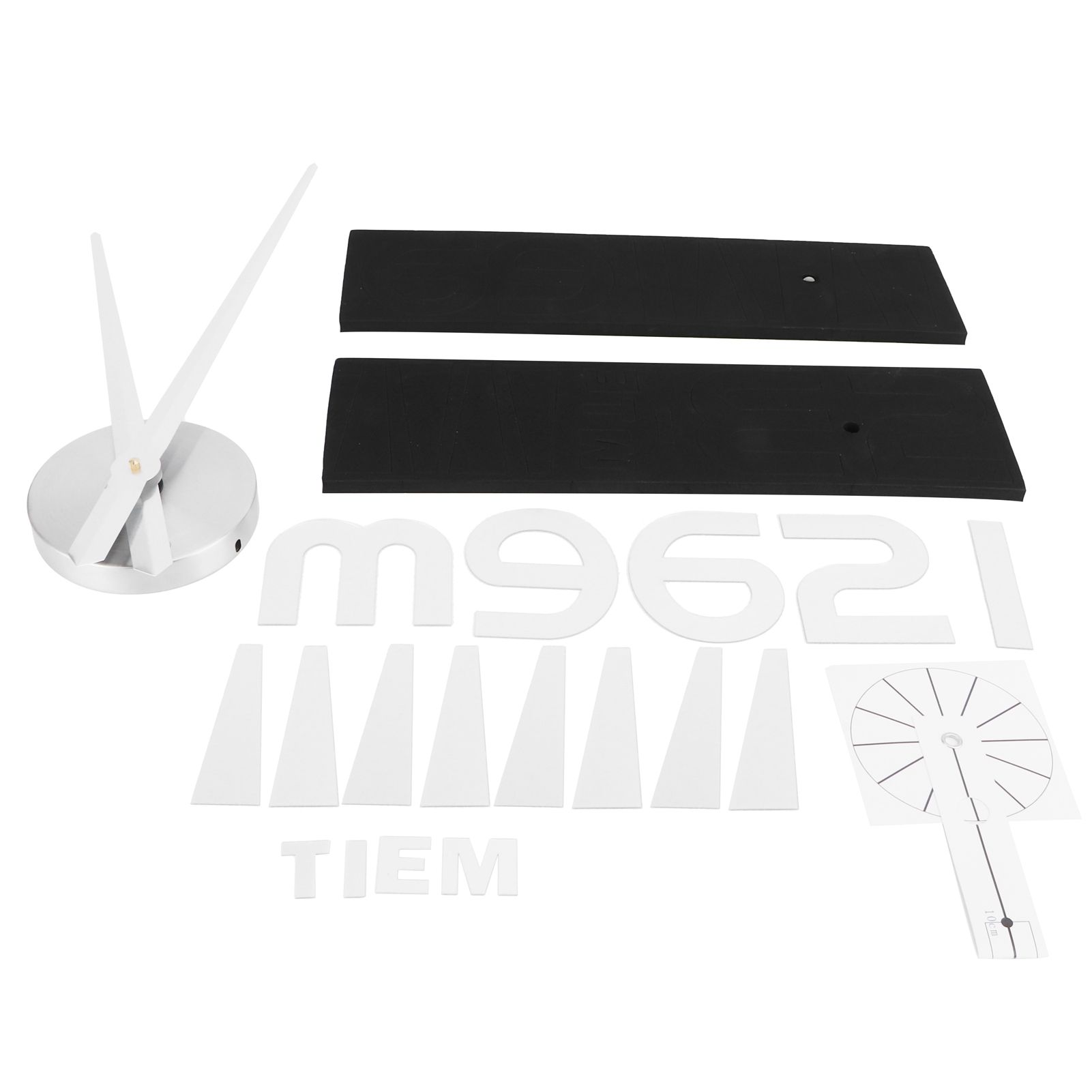 Frameless Wall Clock Sticker Mirror Surface Living Room Bedroom Office DIY view 2