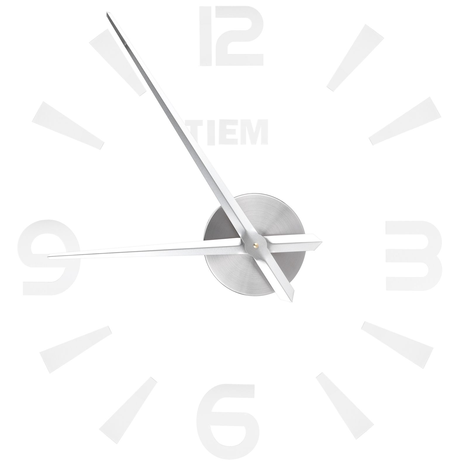 Frameless Wall Clock Sticker Mirror Surface Living Room Bedroom Office DIY view 8