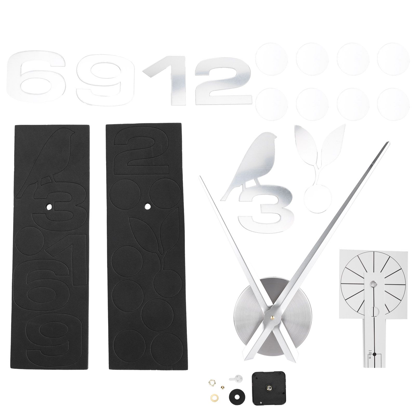 Frameless Wall Clock Sticker Mirror Surface DIY Decoration Living Room Bedroom view 4