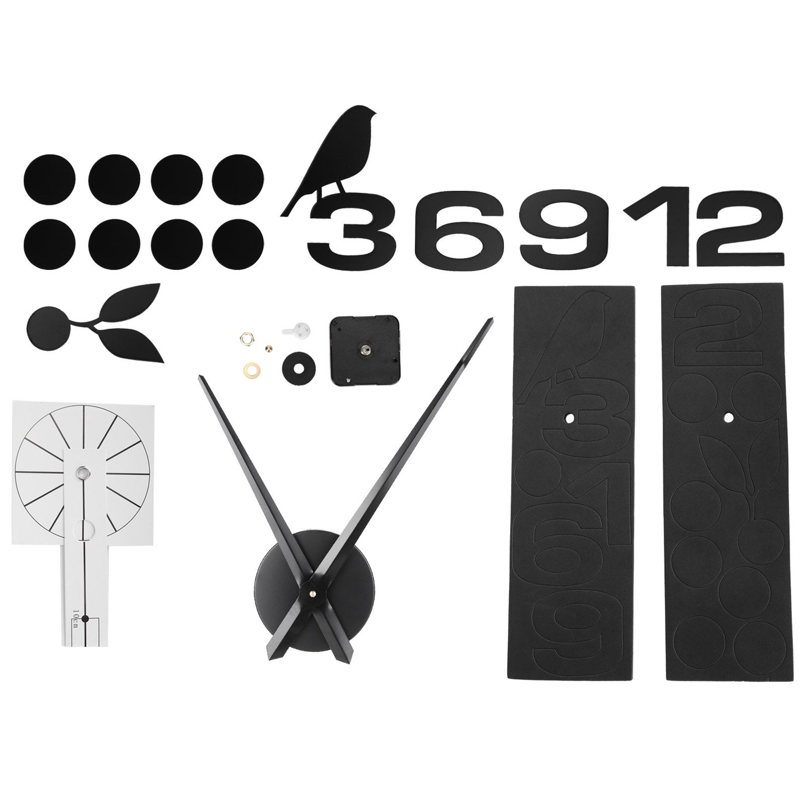 Frameless Wall Clock Sticker Mirror Surface DIY Decoration Living Room Bedroom view 2