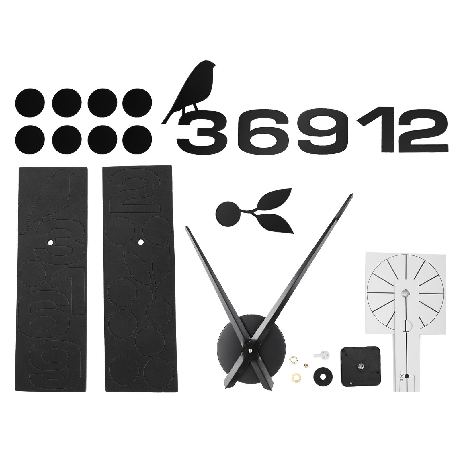 Frameless Wall Clock Sticker Mirror Surface DIY Decoration Living Room Bedroom view 3