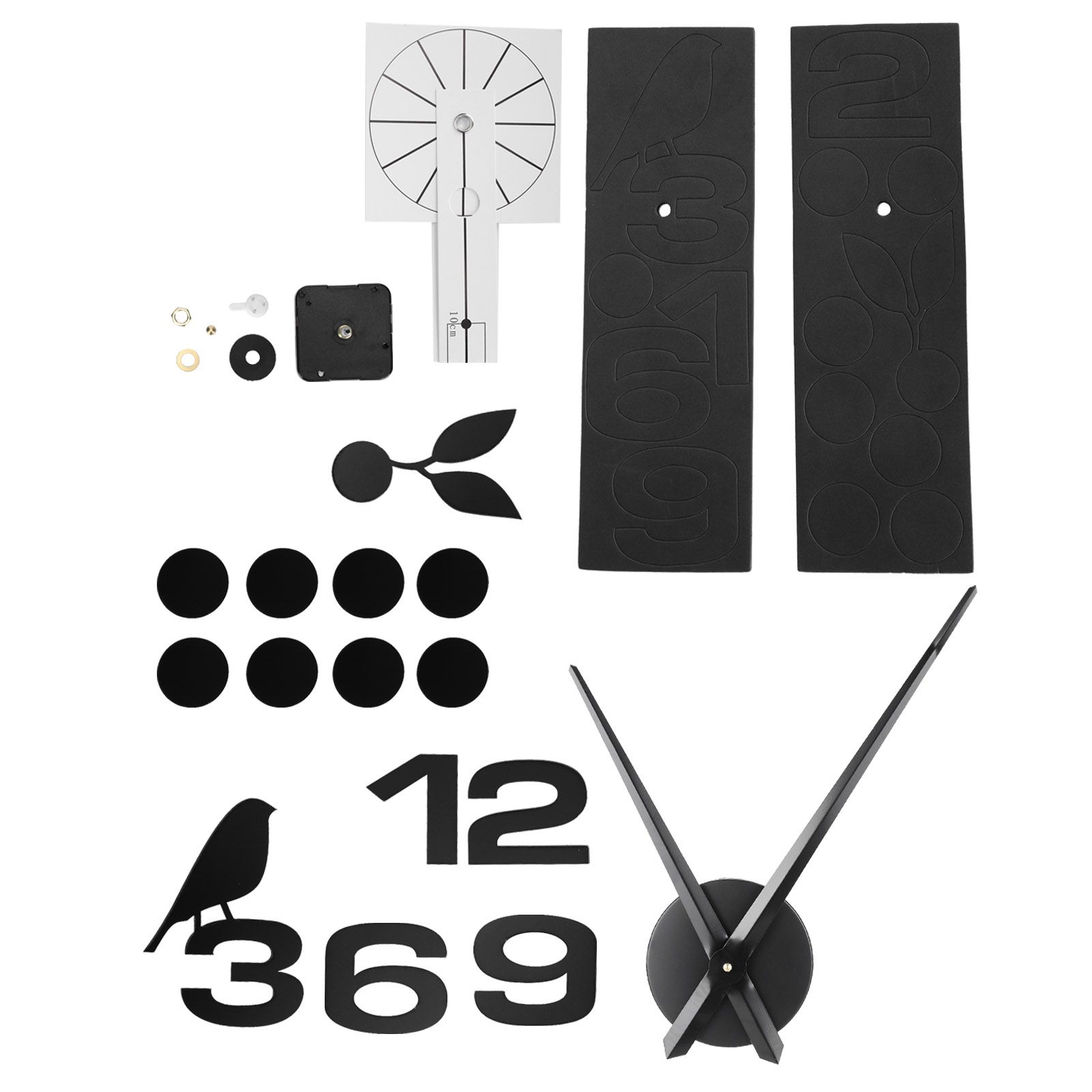 Frameless Wall Clock Sticker Mirror Surface DIY Decoration Living Room Bedroom view 5