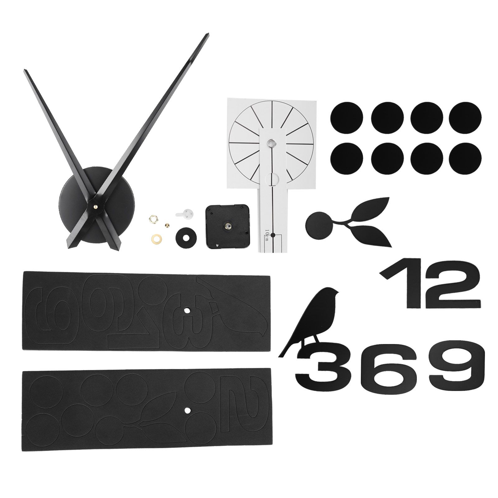 Frameless Wall Clock Sticker Mirror Surface DIY Decoration Living Room Bedroom view 6