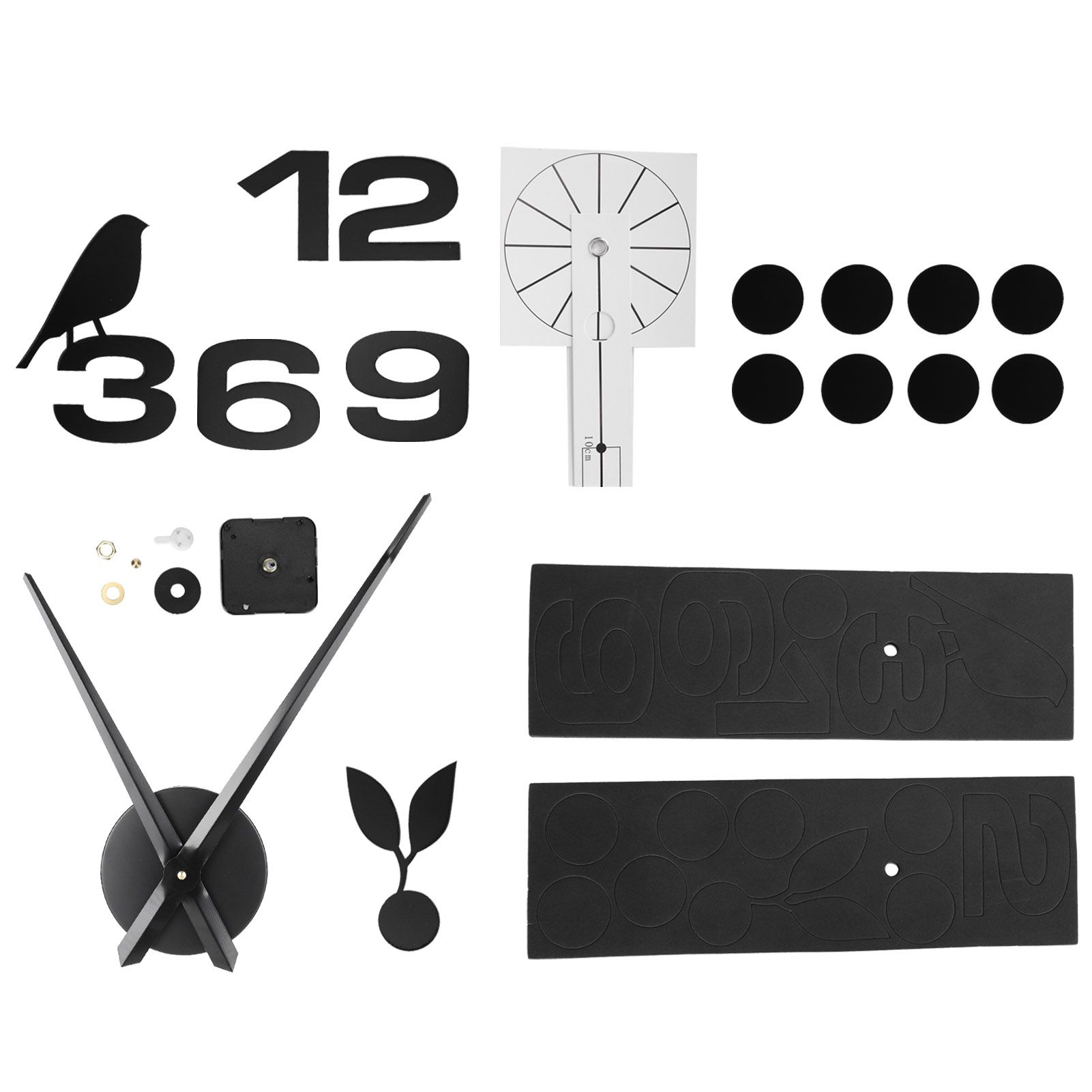 Frameless Wall Clock Sticker Mirror Surface DIY Decoration Living Room Bedroom view 7