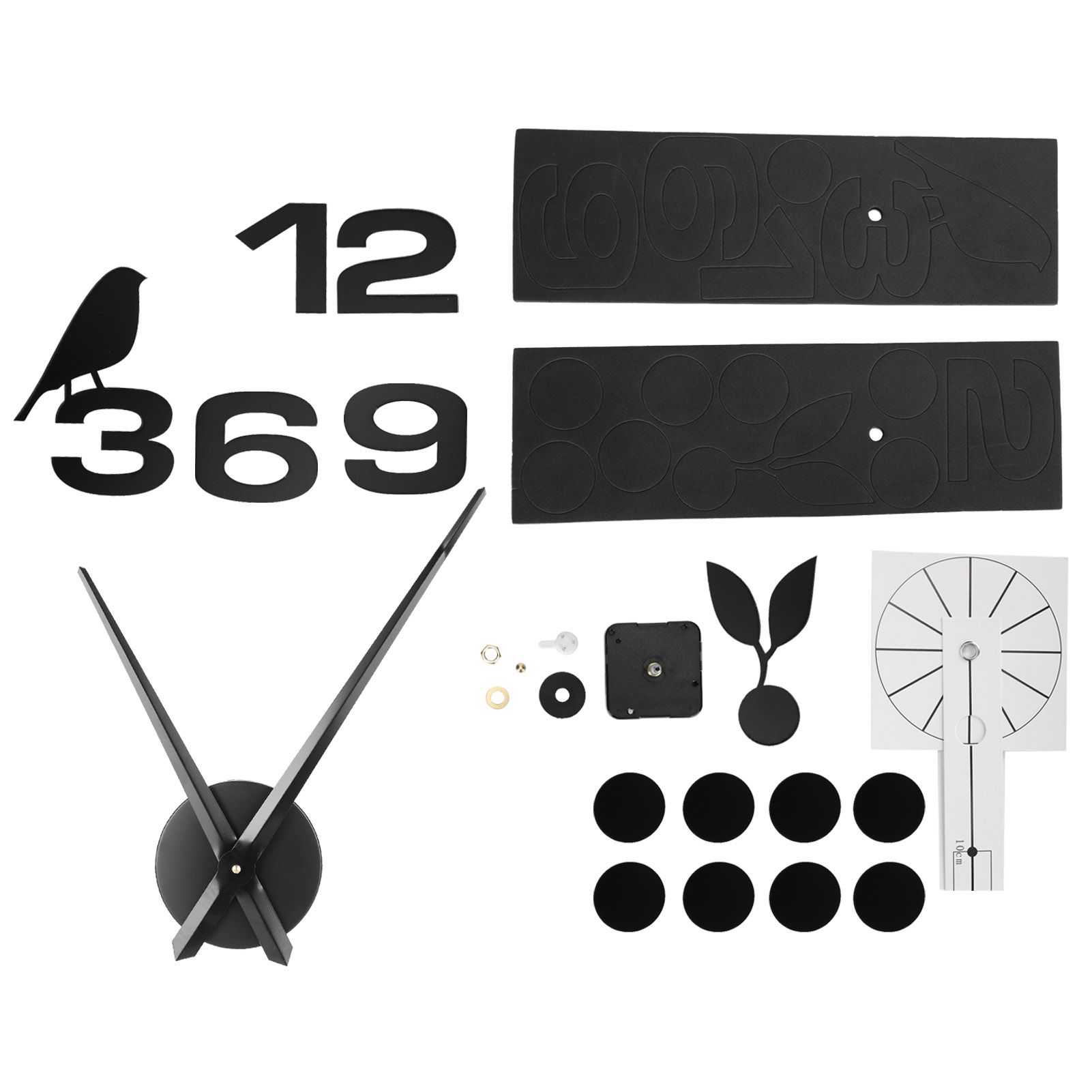Frameless Wall Clock Sticker Mirror Surface DIY Decoration Living Room Bedroom view 8