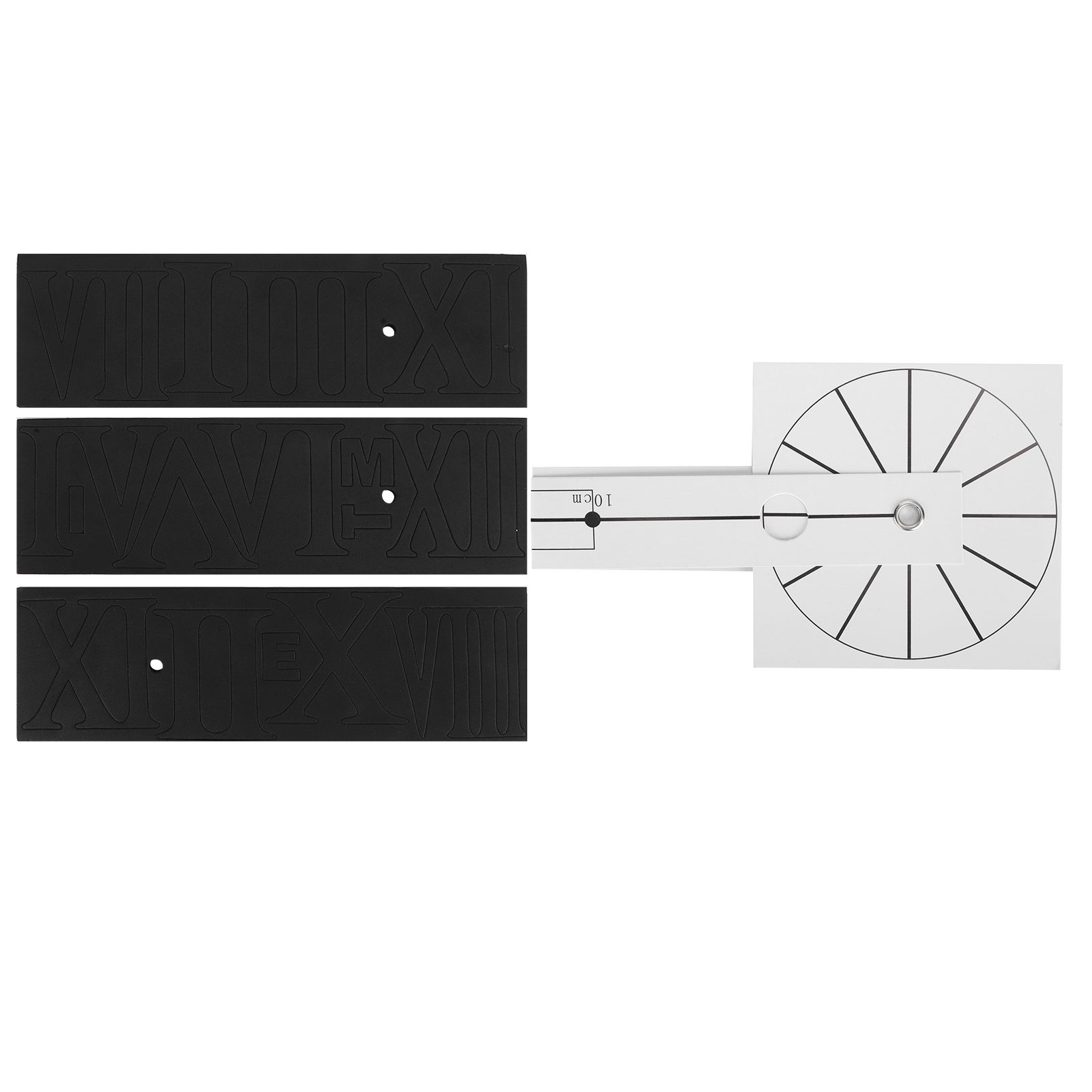 DIY Wall Clock Roman Numerals Frameless Mirror Surface Wall Clock Home Living view 11