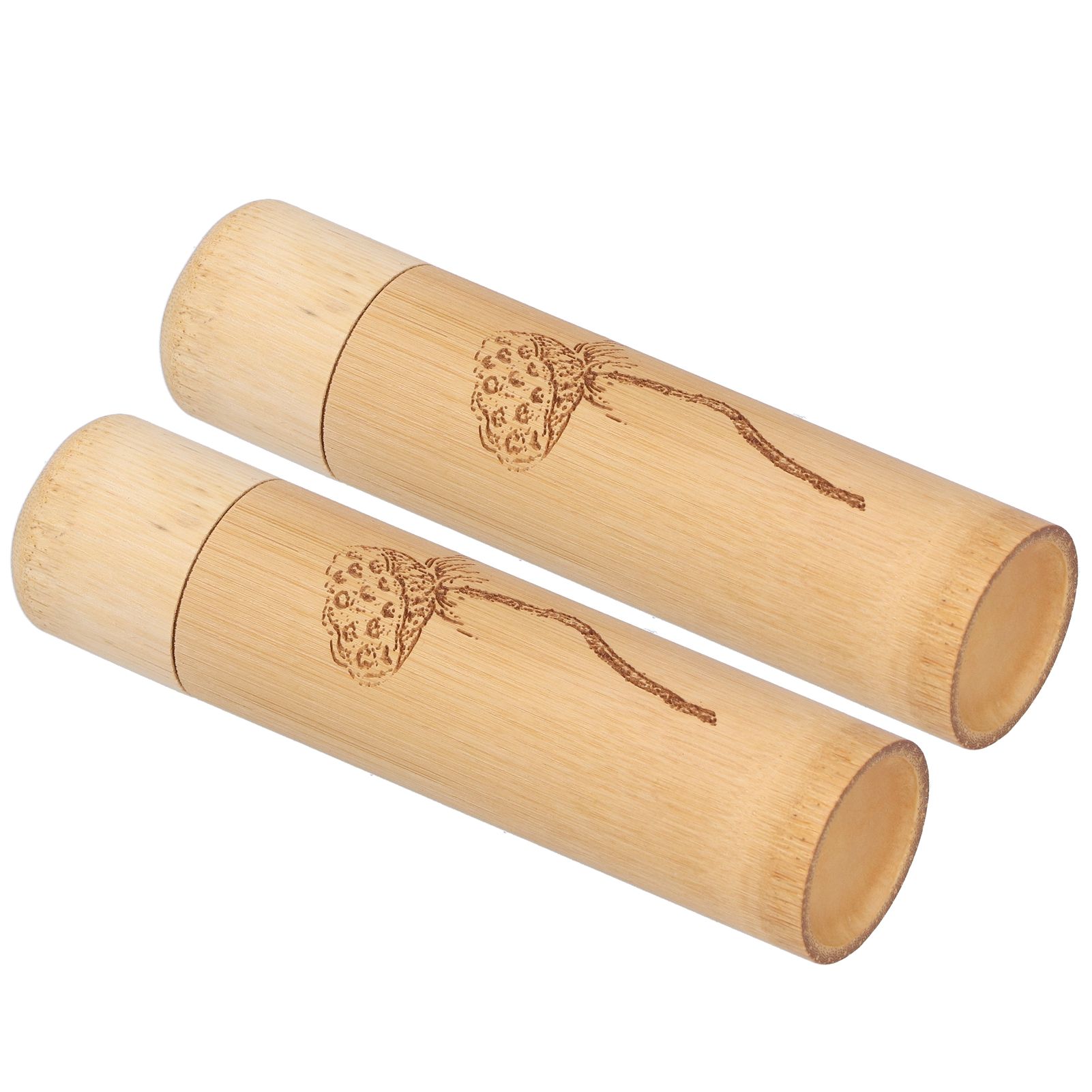 2Pcs Bamboo Tube Natural Environmentally Friendly Carbonized for Tea Nuts view 6
