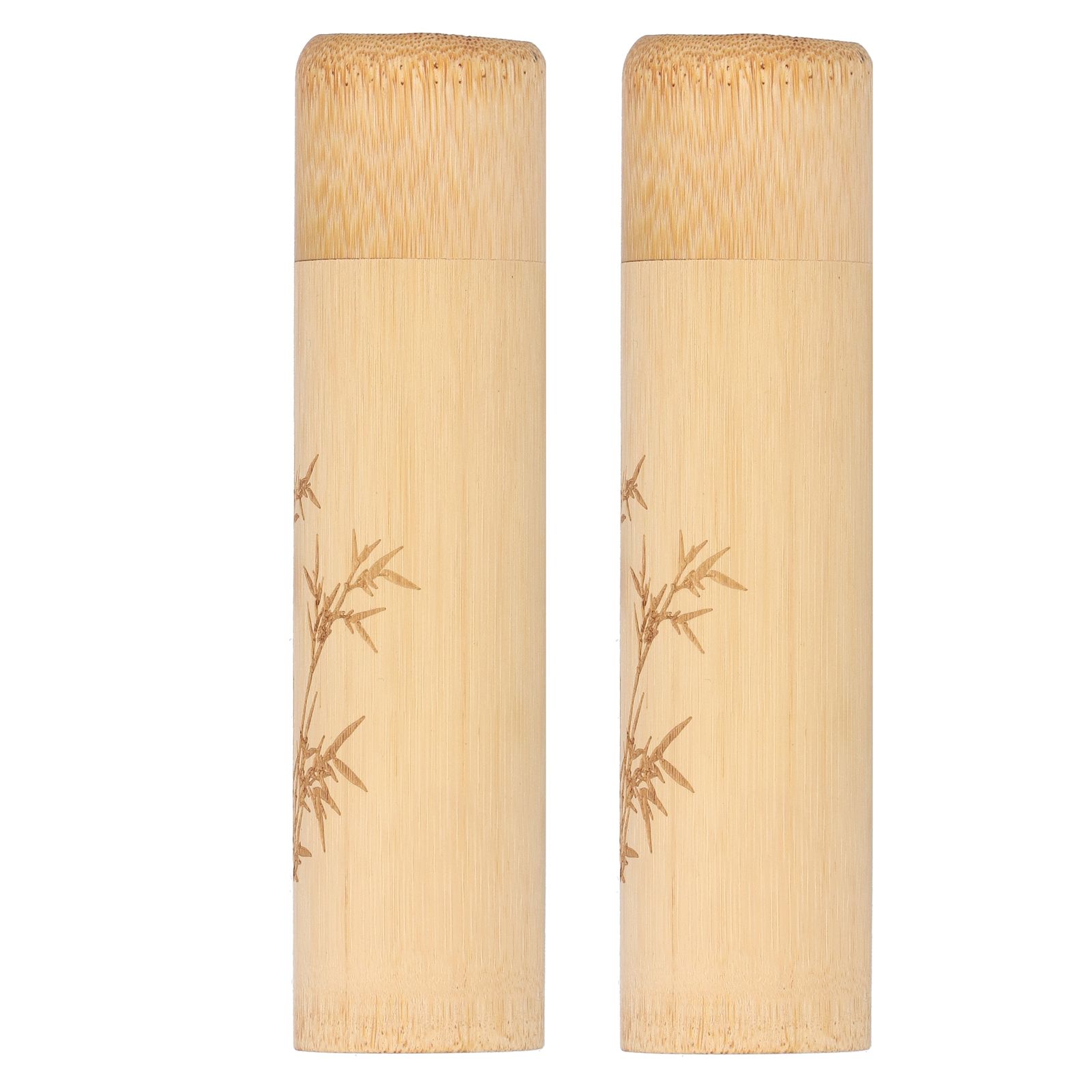 2Pcs Bamboo Tube Natural Environmentally Friendly Carbonized for Tea Nuts view 8