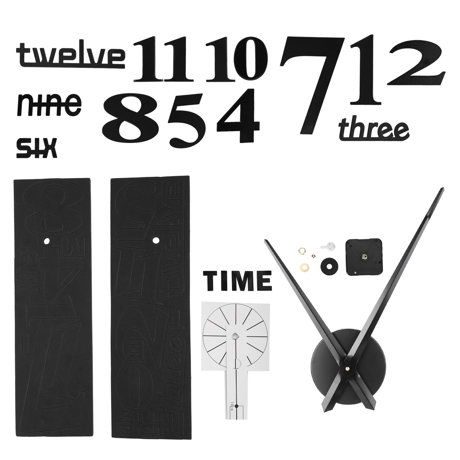 Frameless DIY Wall Clock Modern Mirror Wall Sticker for Home Living Room view 3