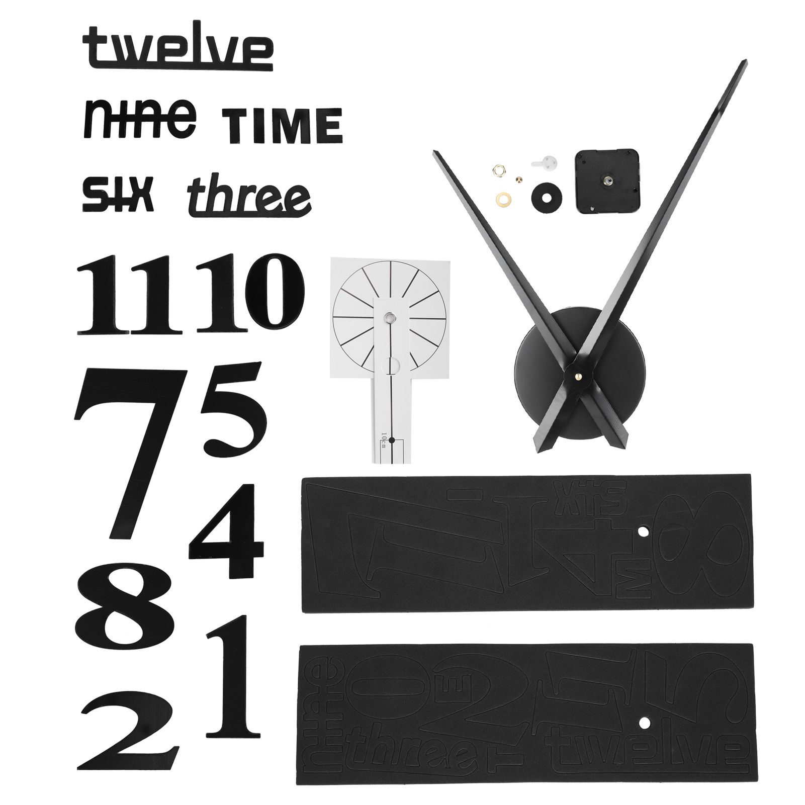 Frameless DIY Wall Clock Modern Mirror Wall Sticker for Home Living Room view 6