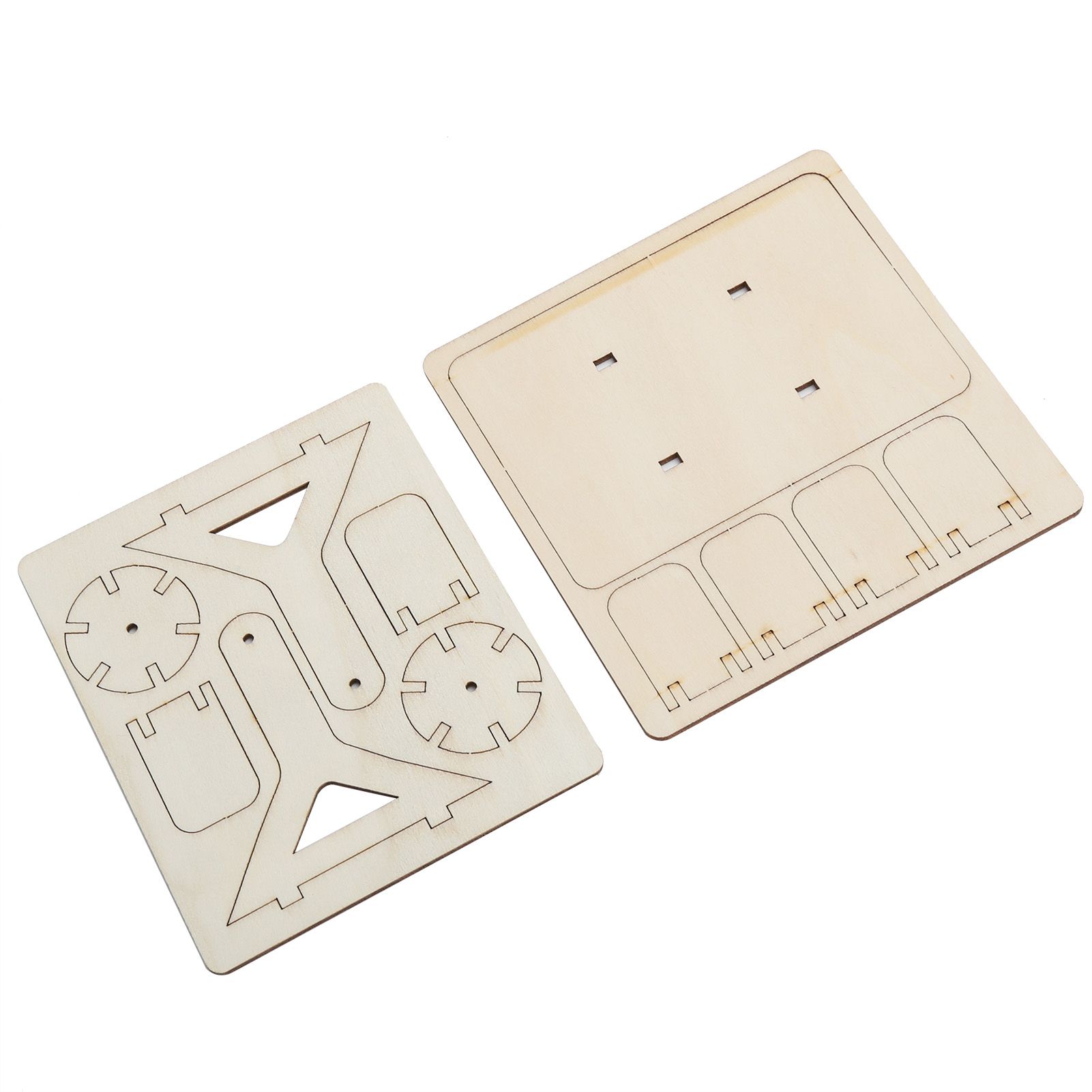 4 Sets Wooden Water Wheel Toys DIY Children Technology DIY Assembly Puzzle Model view 14
