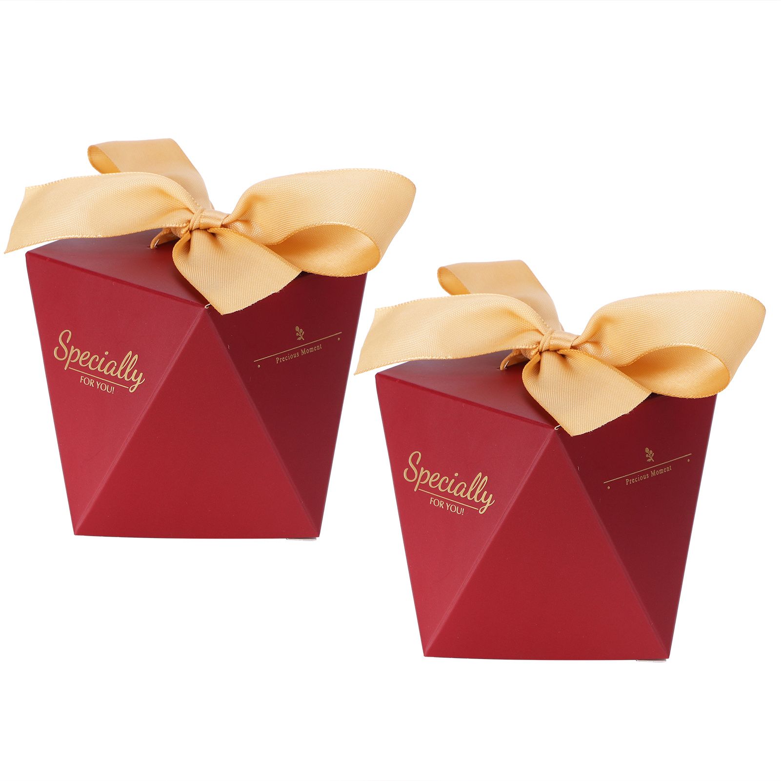 25 Sets Candy Box Cookies Gift Boxes with Ribbon for Birthday Wedding Party FavorL view 4